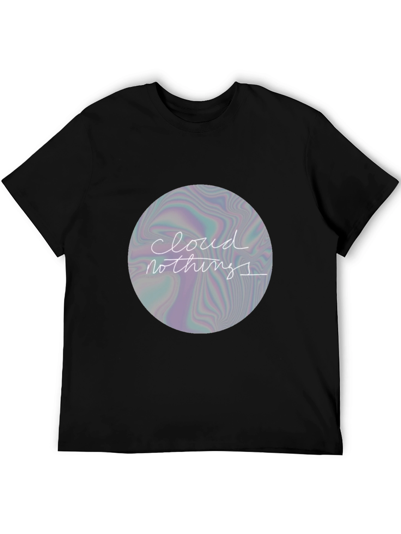 Cloud Nothings Graphic Print Black T-Shirt