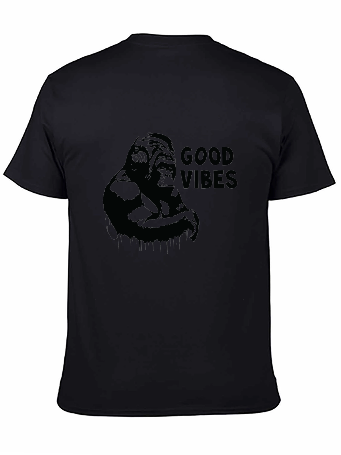 Good Vibes Gorilla Graphic T-Shirt