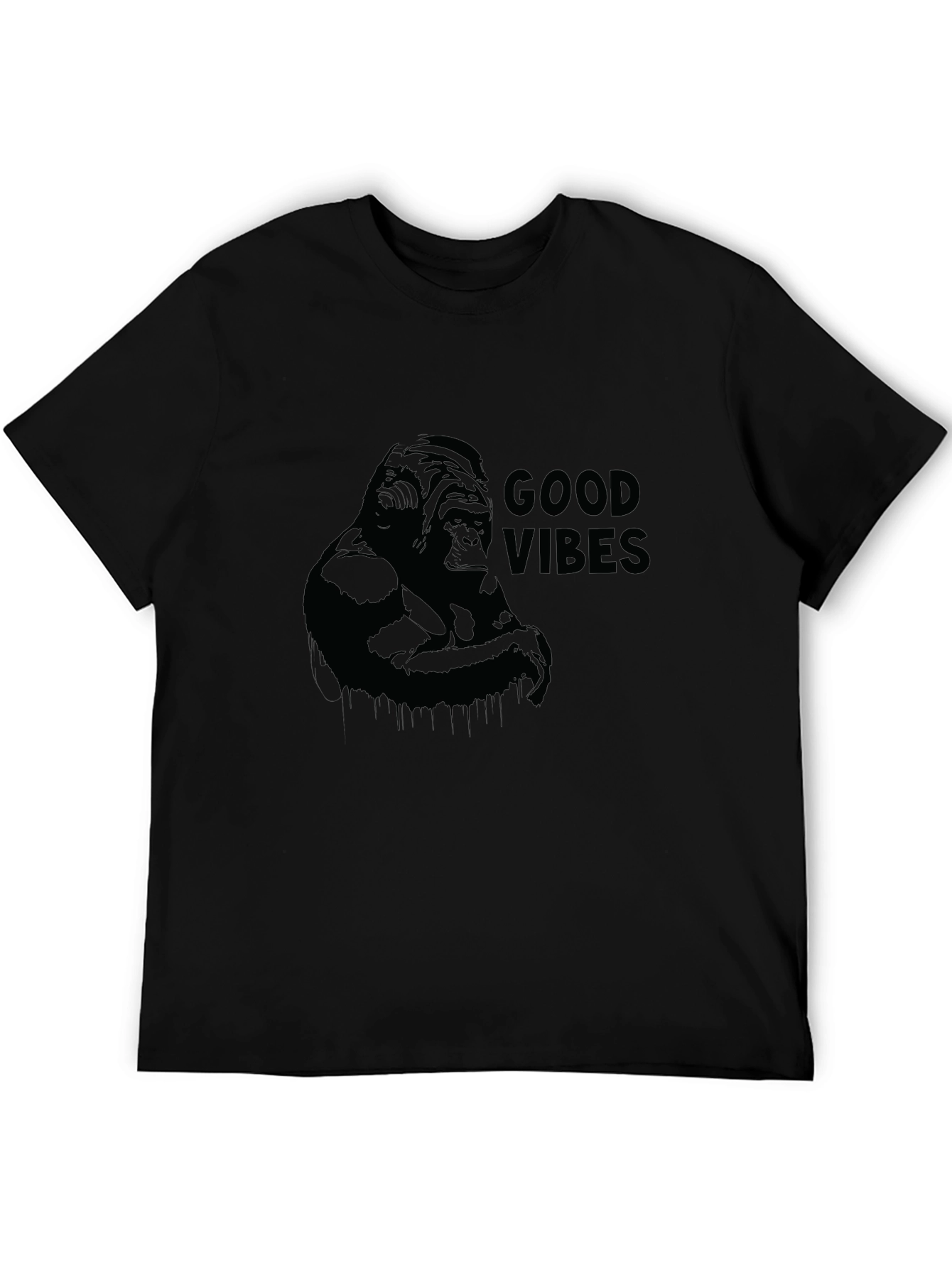 Good Vibes Gorilla Graphic T-Shirt