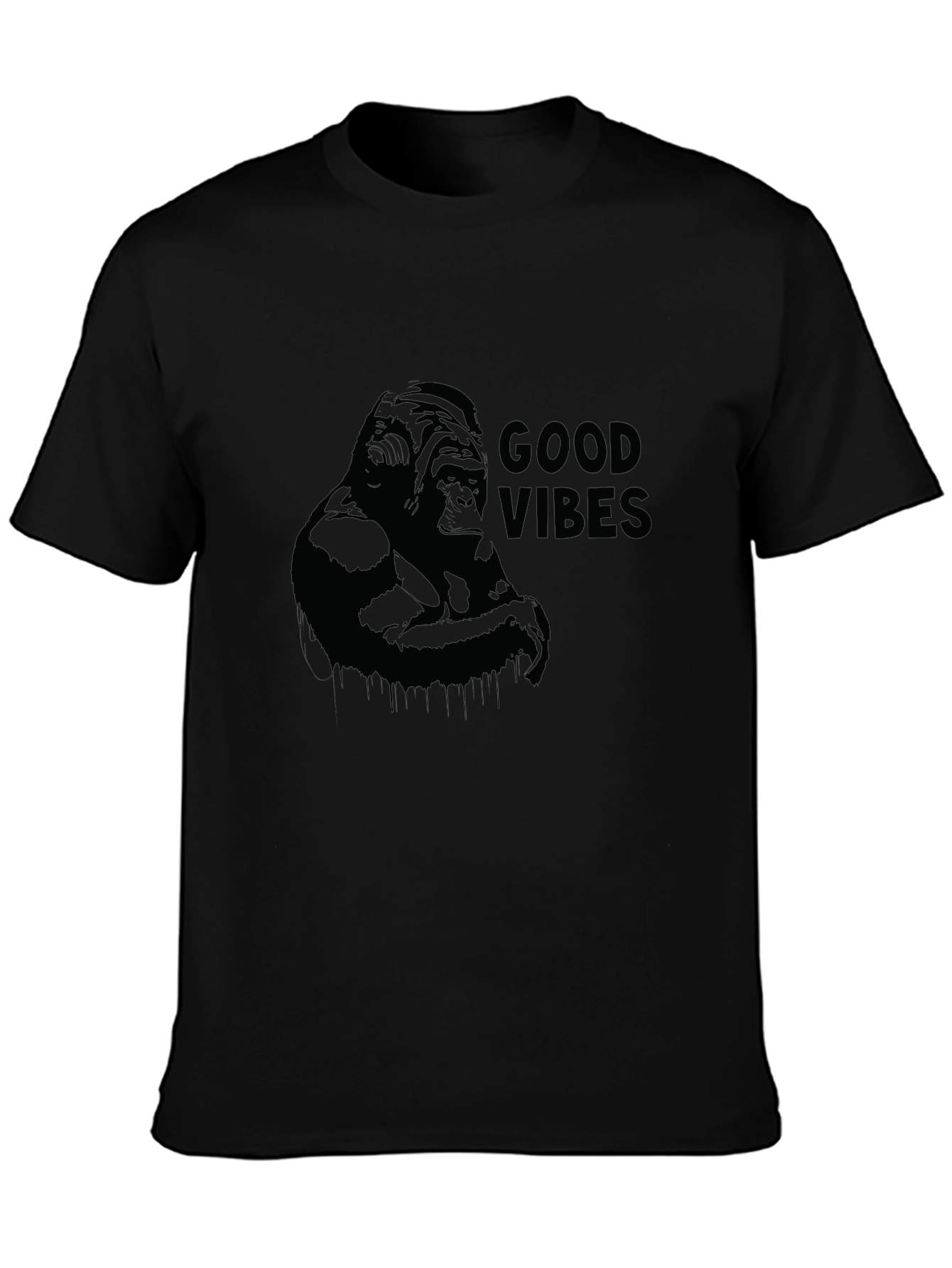Good Vibes Gorilla Graphic T-Shirt