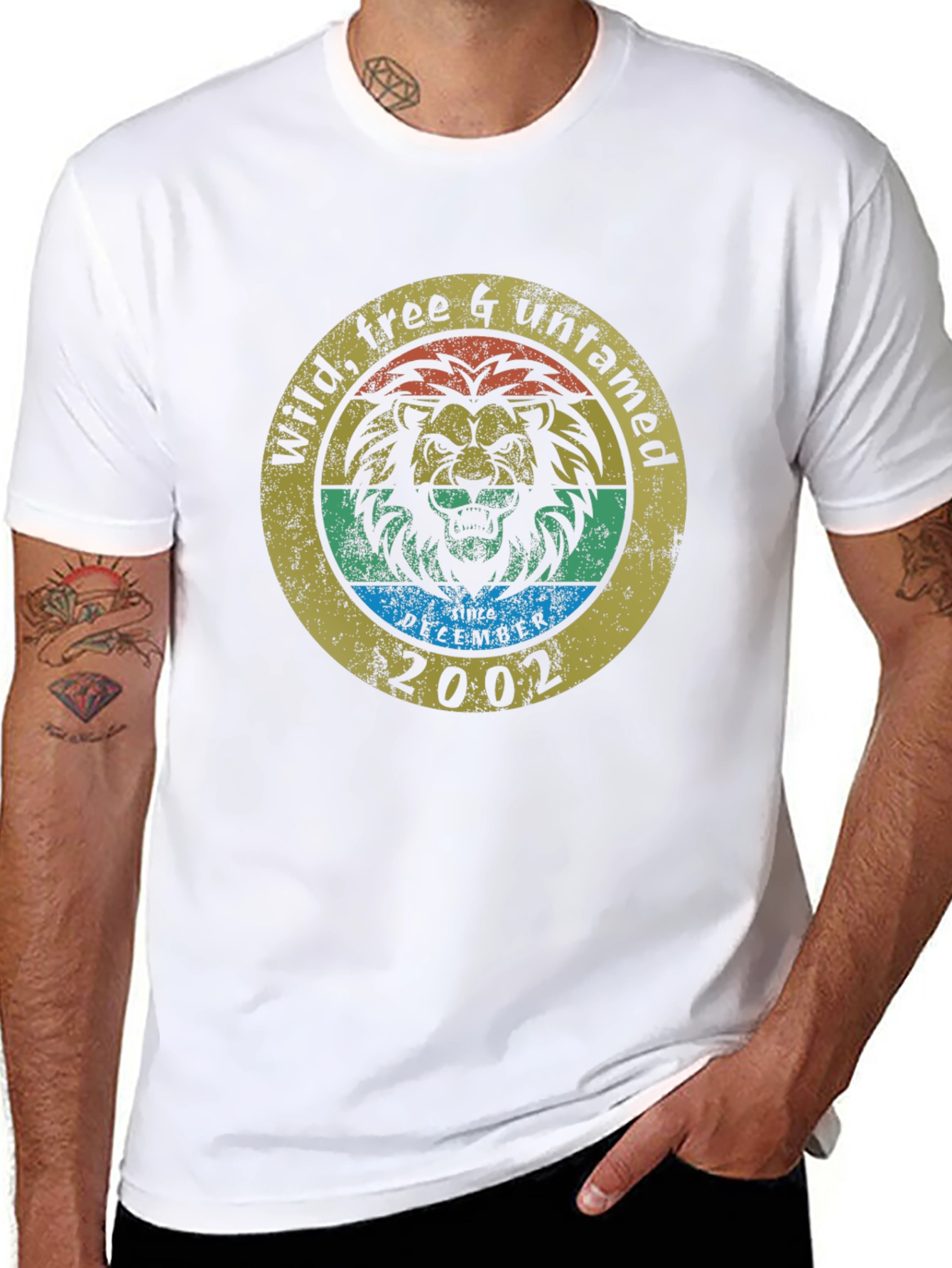 Wild Free & Untamed Lion T-Shirt - December 2002