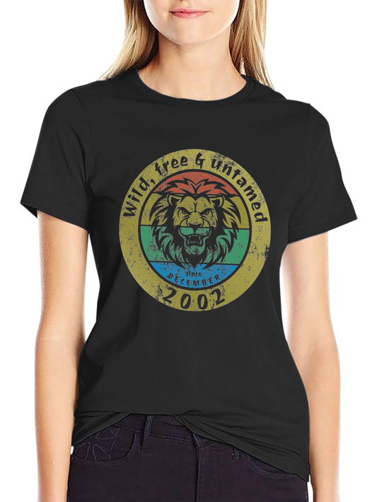 Wild Free & Untamed Lion T-Shirt - December 2002