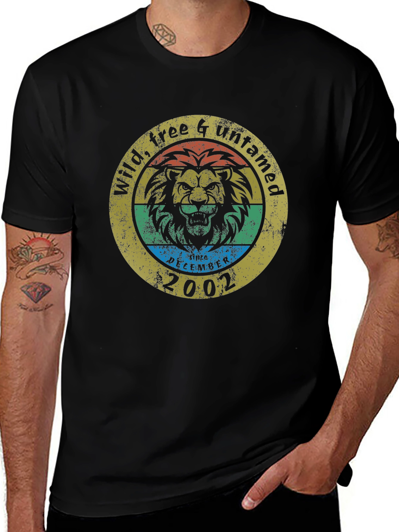 Wild Free & Untamed Lion T-Shirt - December 2002