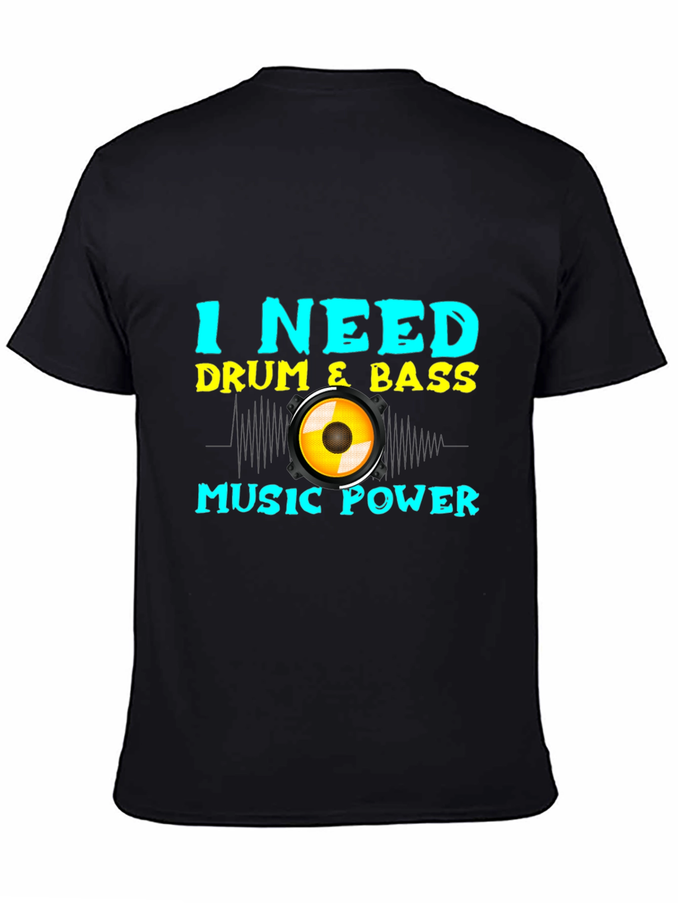 Drum & Bass Music Power T-Shirt