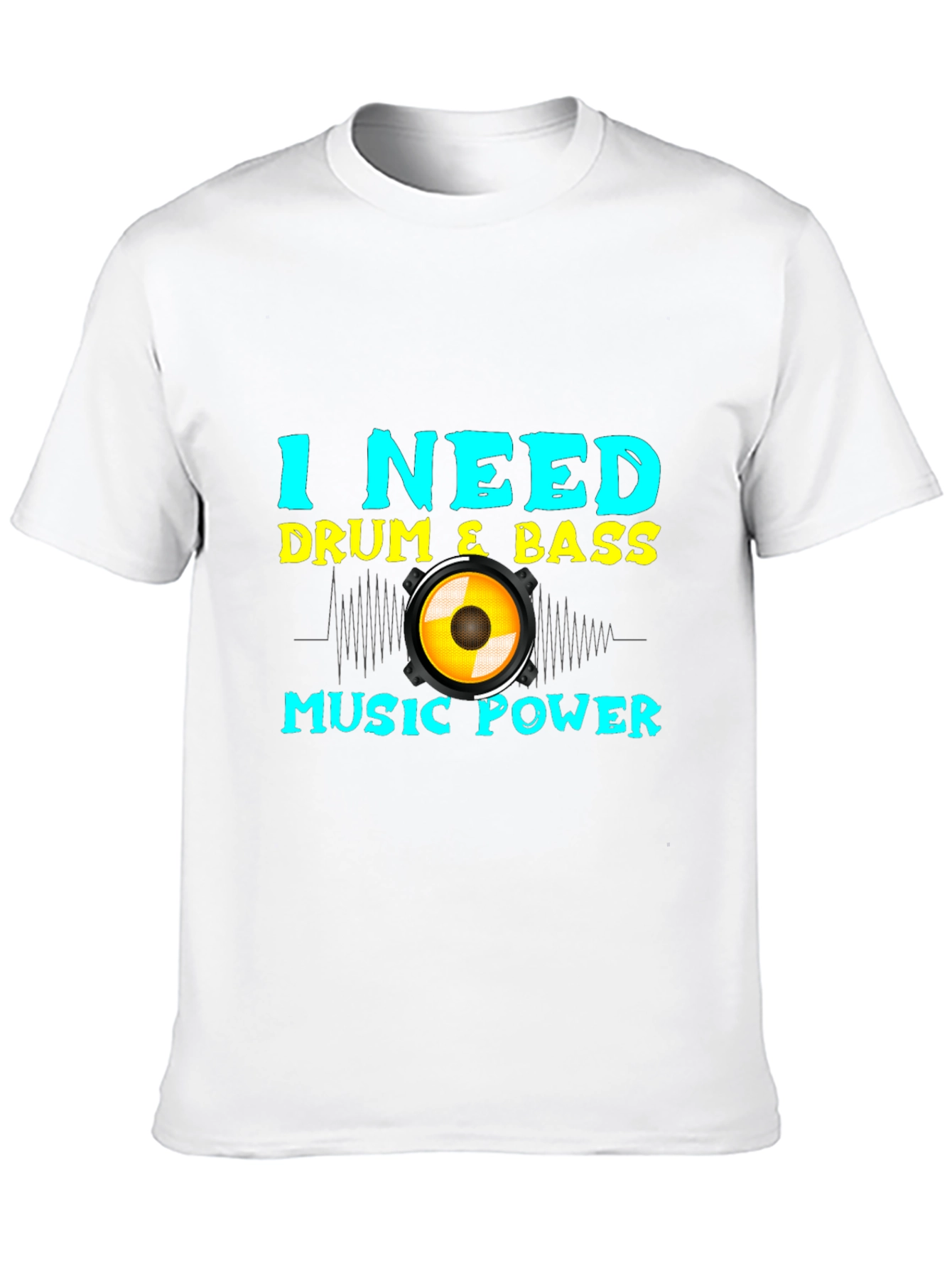 Drum & Bass Music Power T-Shirt