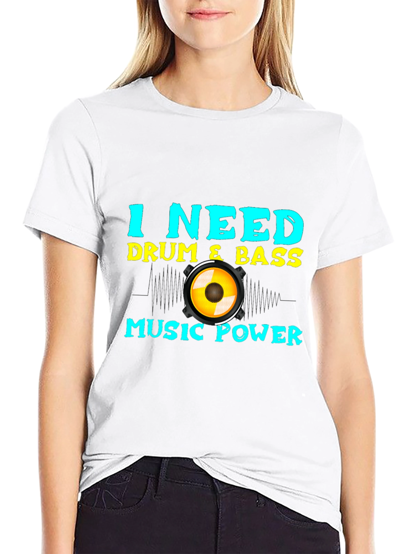Drum & Bass Music Power T-Shirt