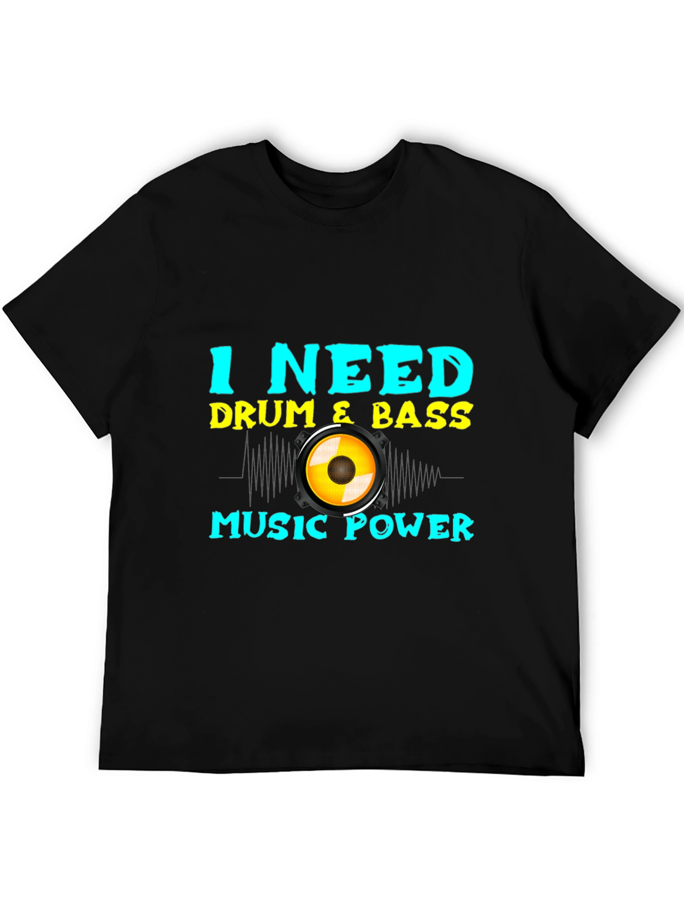 Drum & Bass Music Power T-Shirt