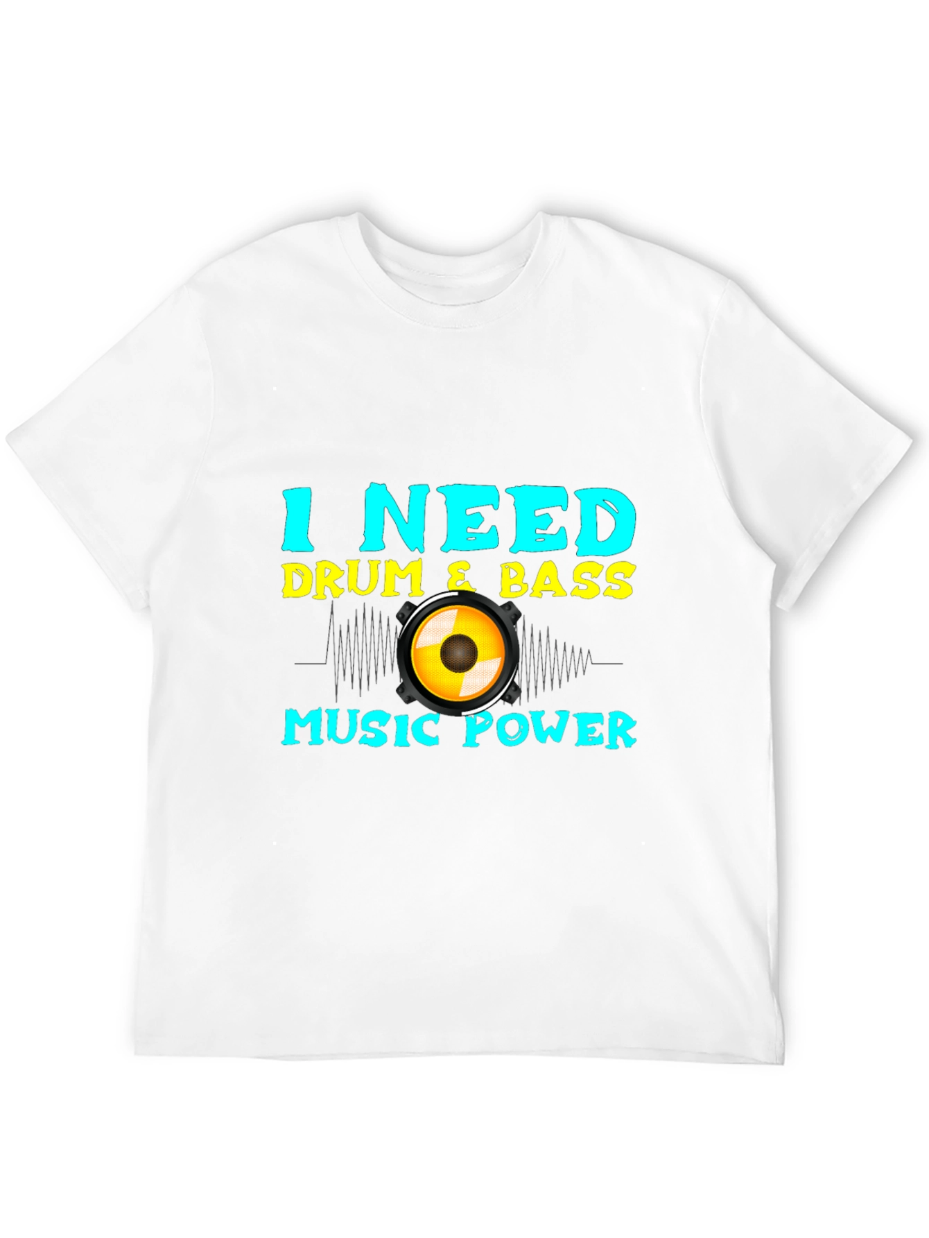 Drum & Bass Music Power T-Shirt