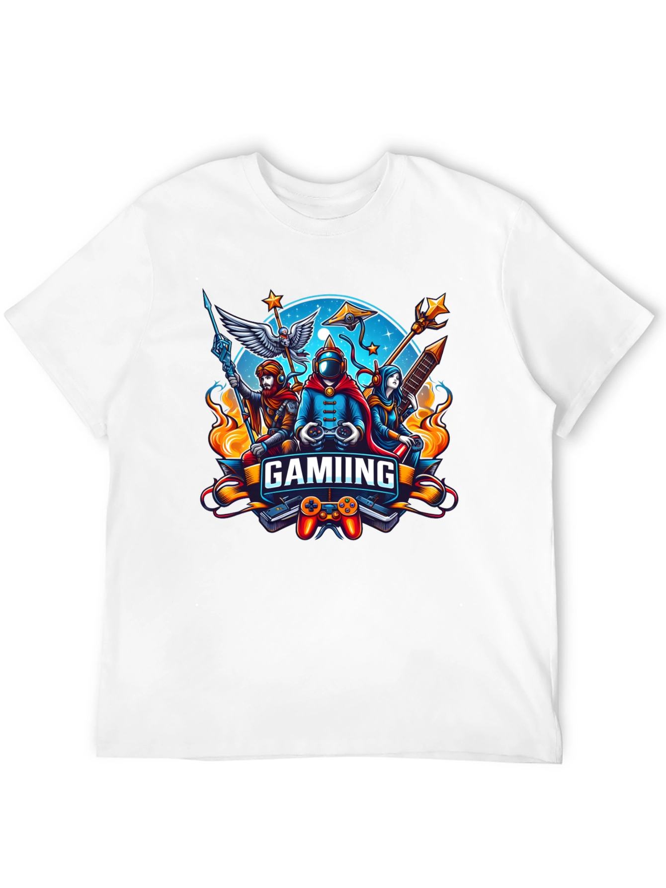 Gaming Graphic Black T-Shirt