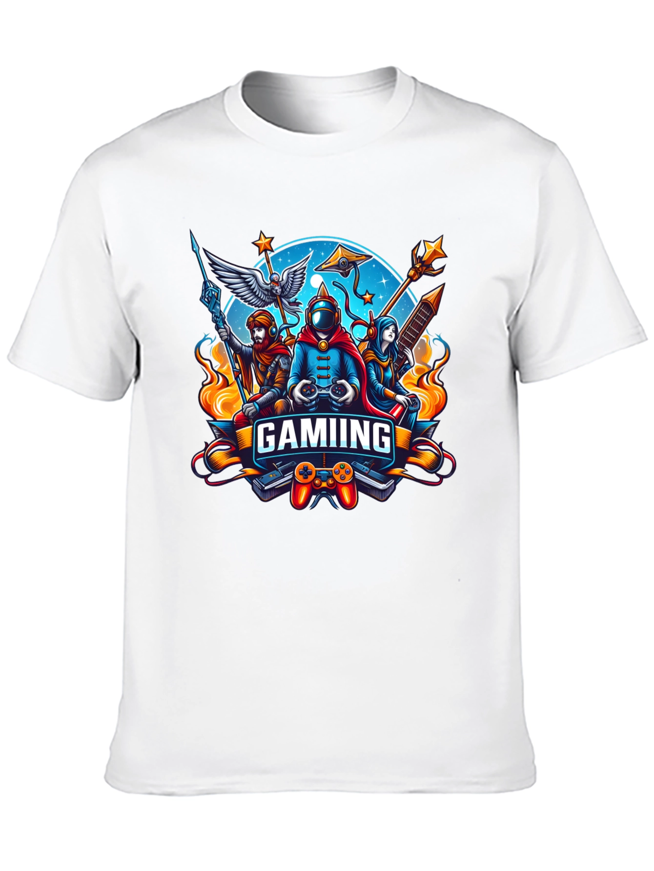 Gaming Graphic Black T-Shirt