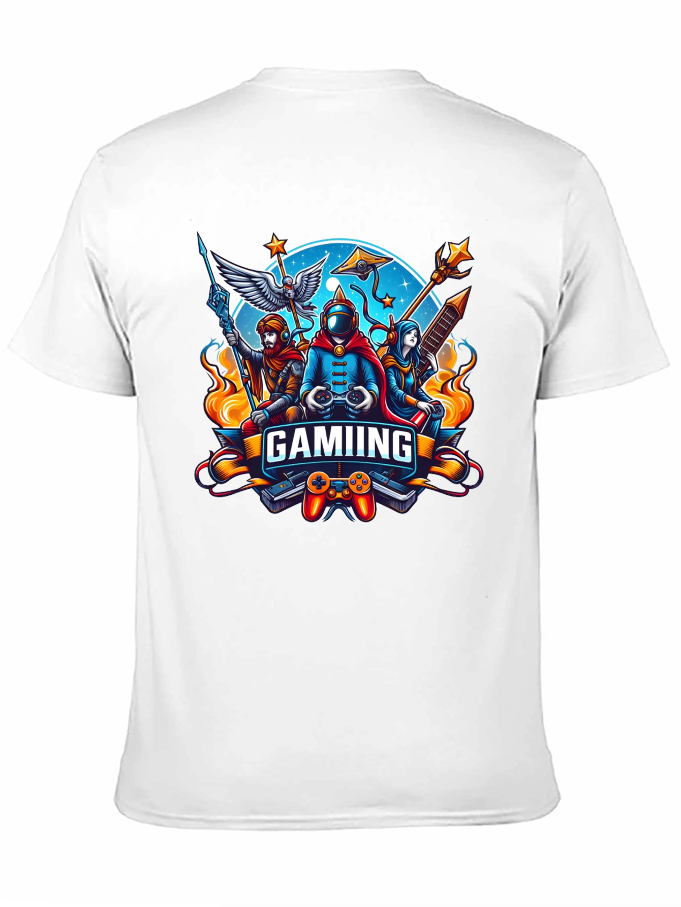 Gaming Graphic Black T-Shirt