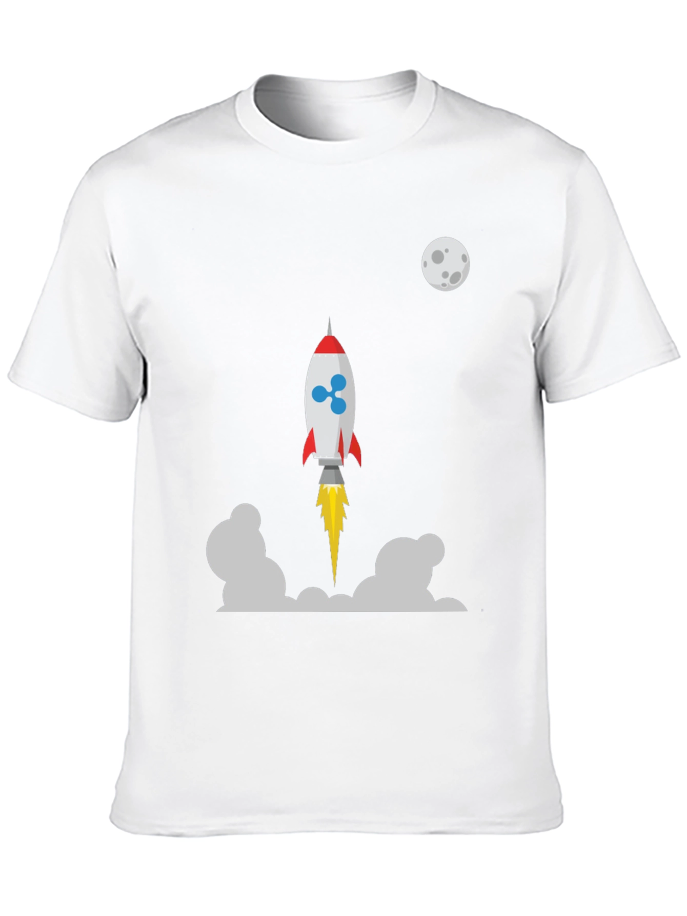 Ripple Rocket to the Moon T-Shirt - Crypto Tee