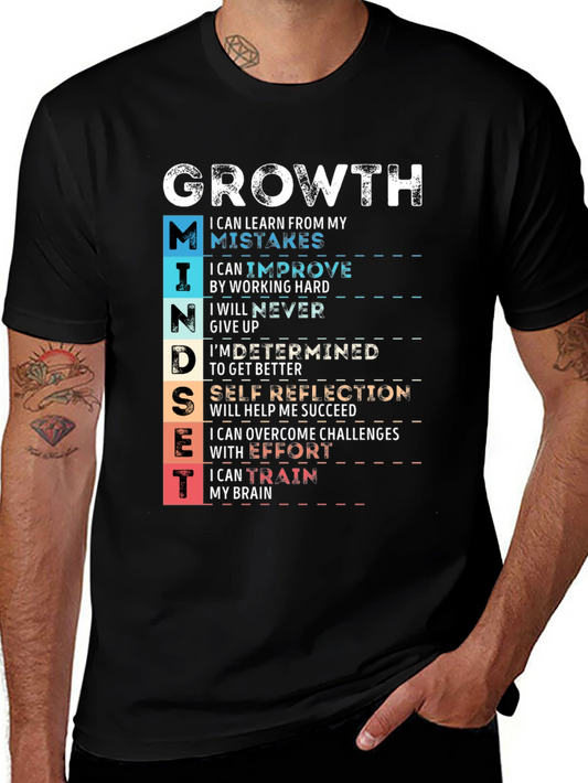 Growth Mindset T-Shirt - Motivational Tee