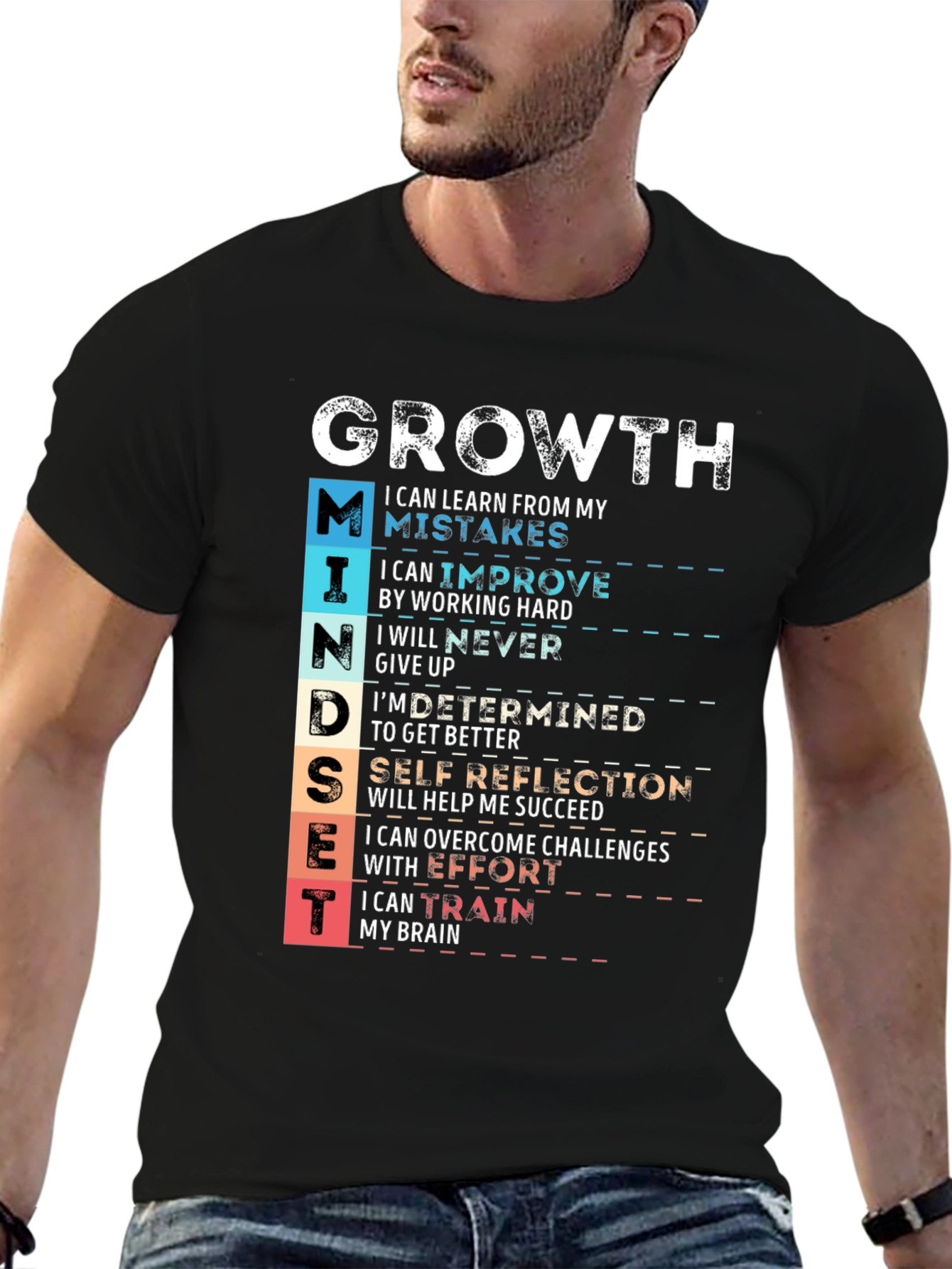 Growth Mindset T-Shirt - Motivational Tee