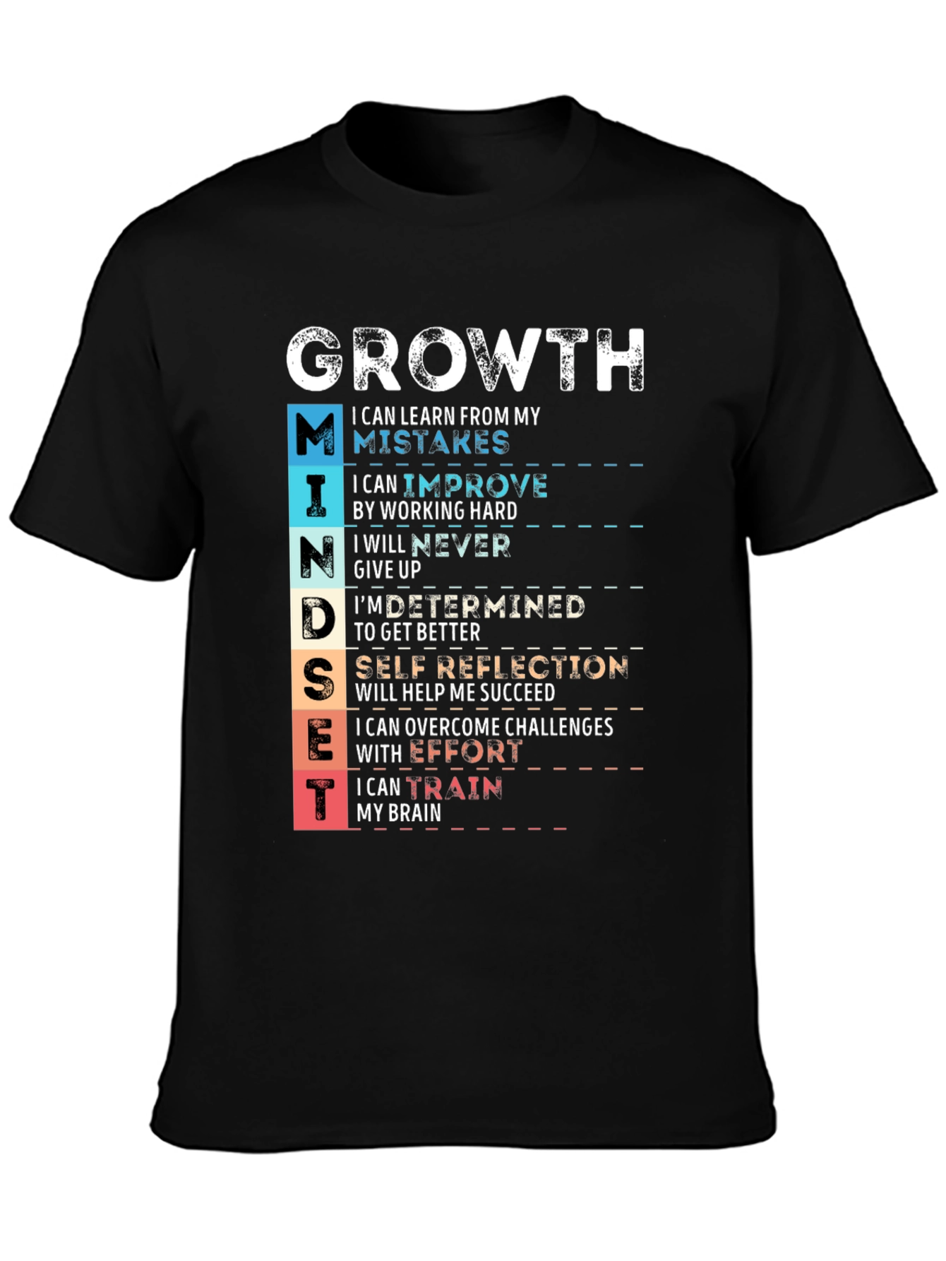 Growth Mindset T-Shirt - Motivational Tee