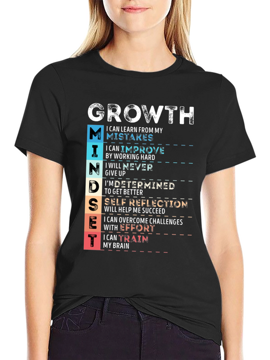 Growth Mindset T-Shirt - Motivational Tee