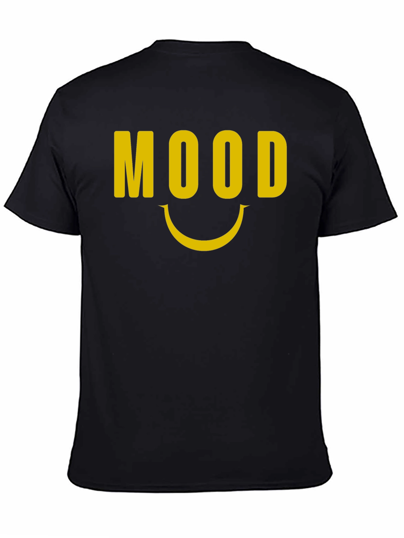 Mood Graphic Tee - Black Cotton Blend Comfort