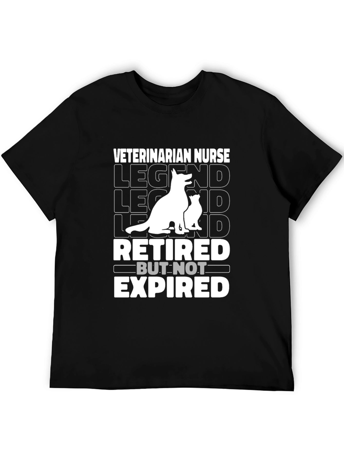 Veterinarian Nurse Retired T-Shirt