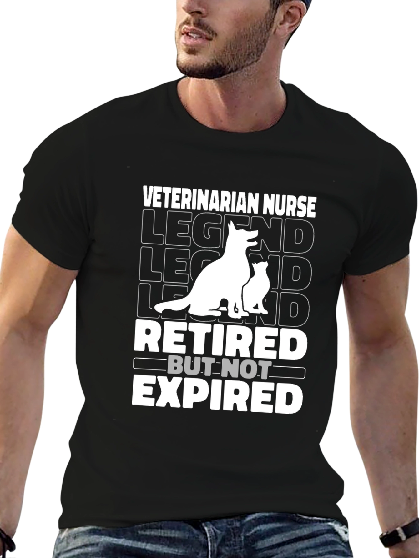 Veterinarian Nurse Retired T-Shirt