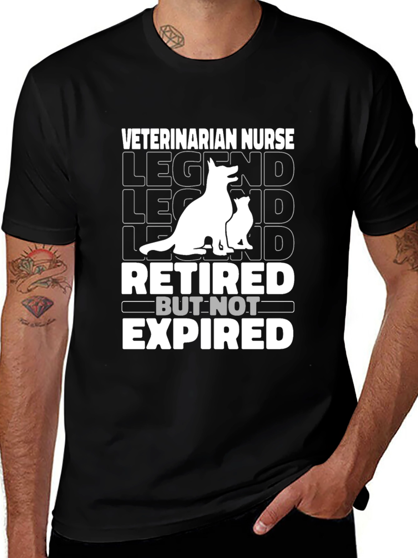 Veterinarian Nurse Retired T-Shirt