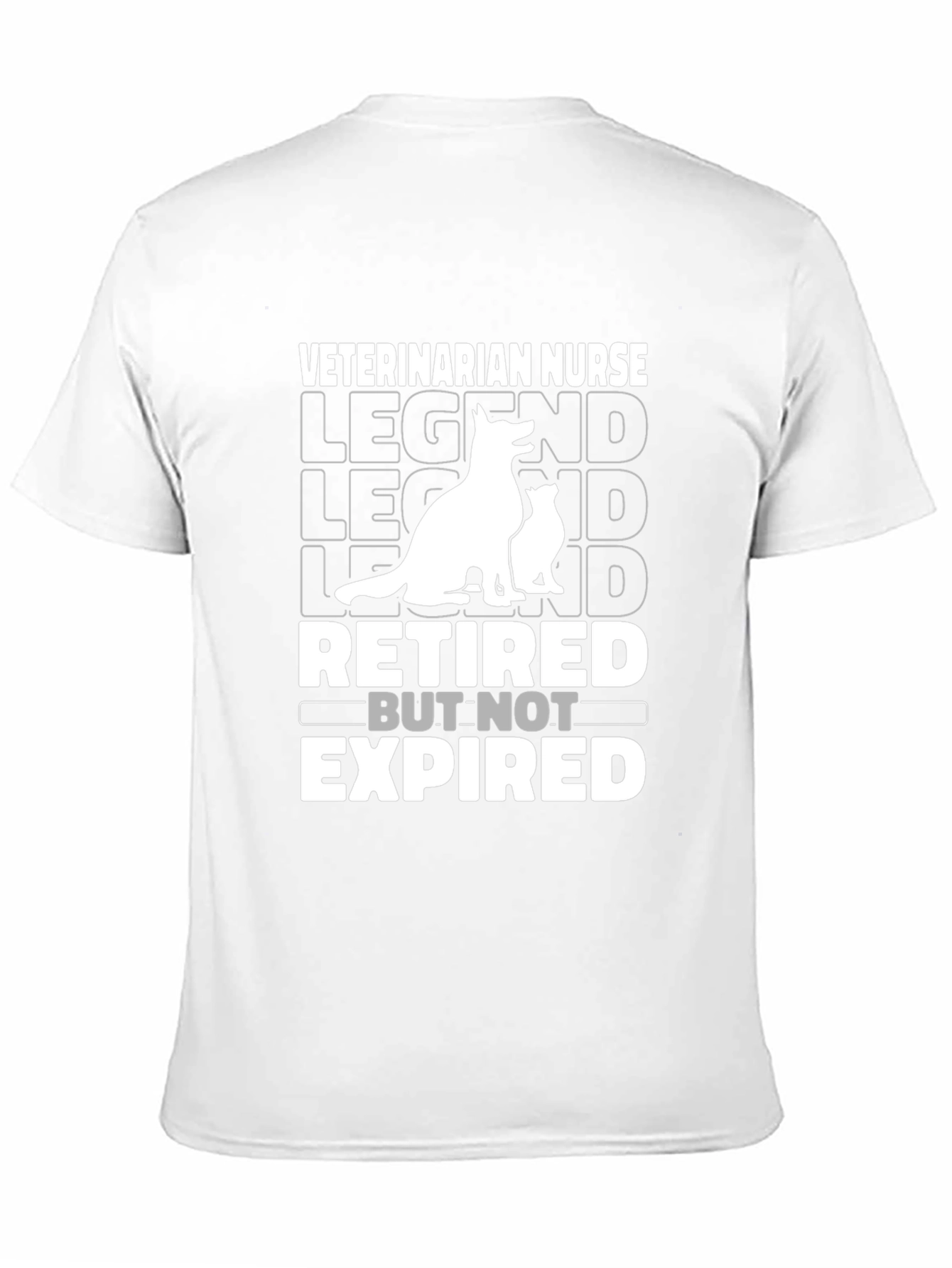 Veterinarian Nurse Retired T-Shirt
