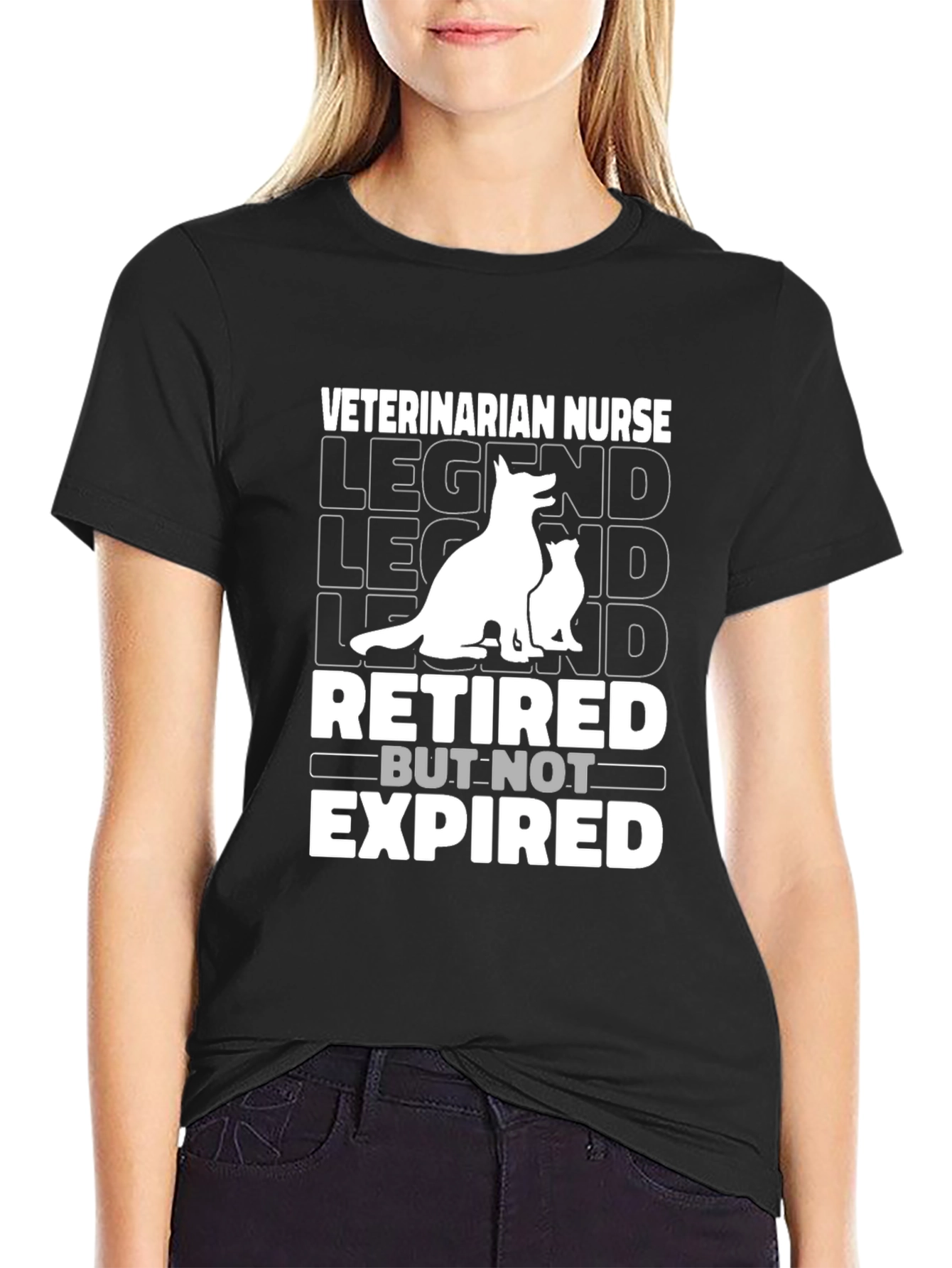 Veterinarian Nurse Retired T-Shirt