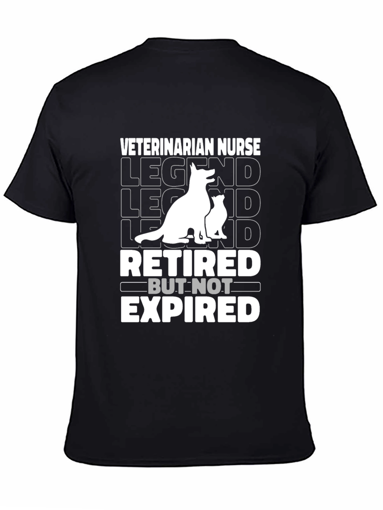 Veterinarian Nurse Retired T-Shirt