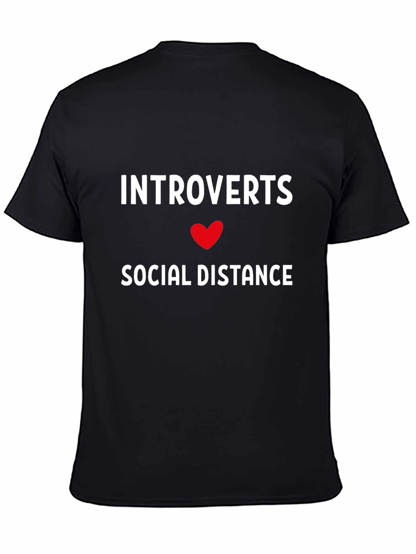 Introverts Social Distance Graphic Tee