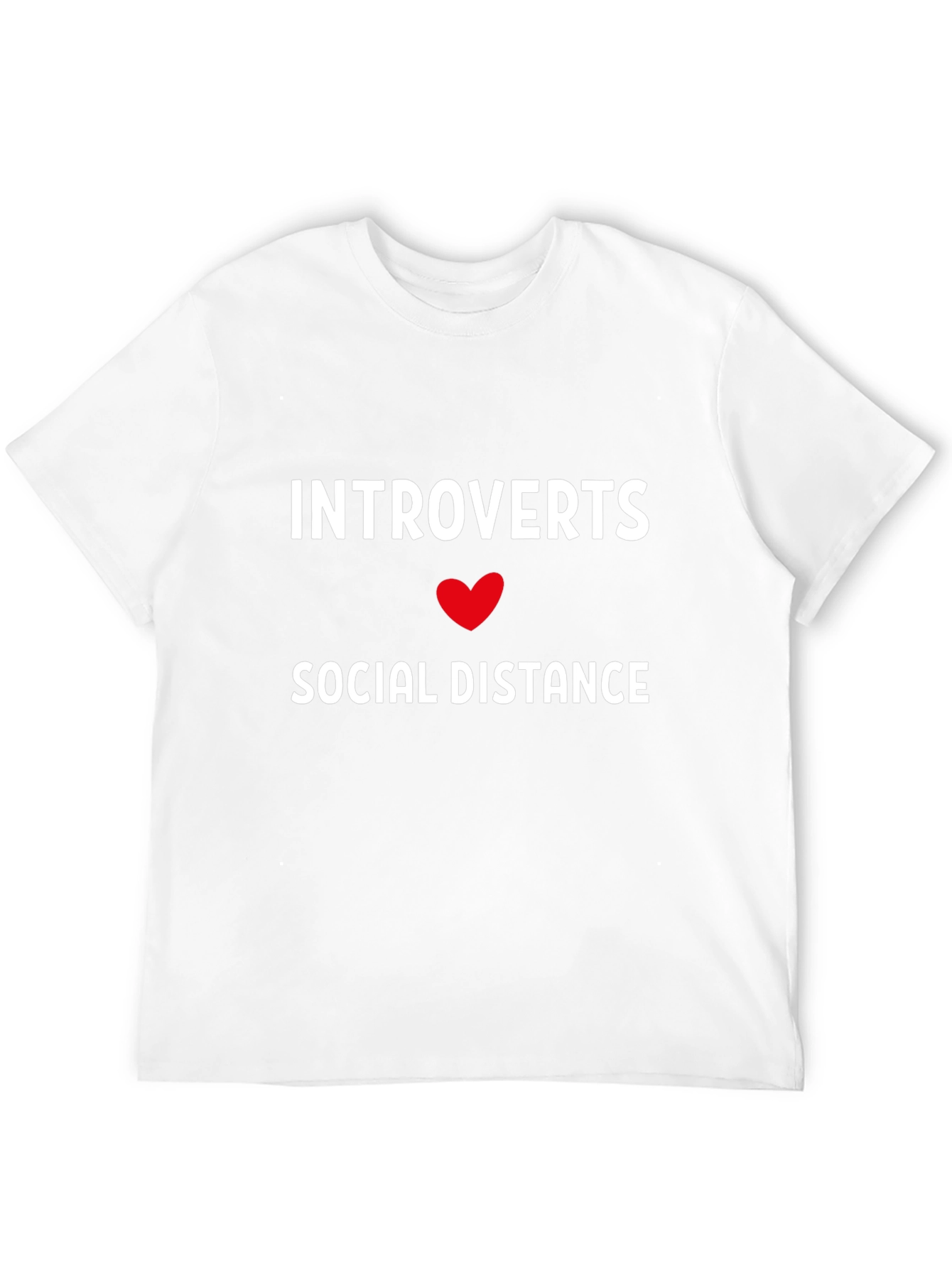 Introverts Social Distance Graphic Tee