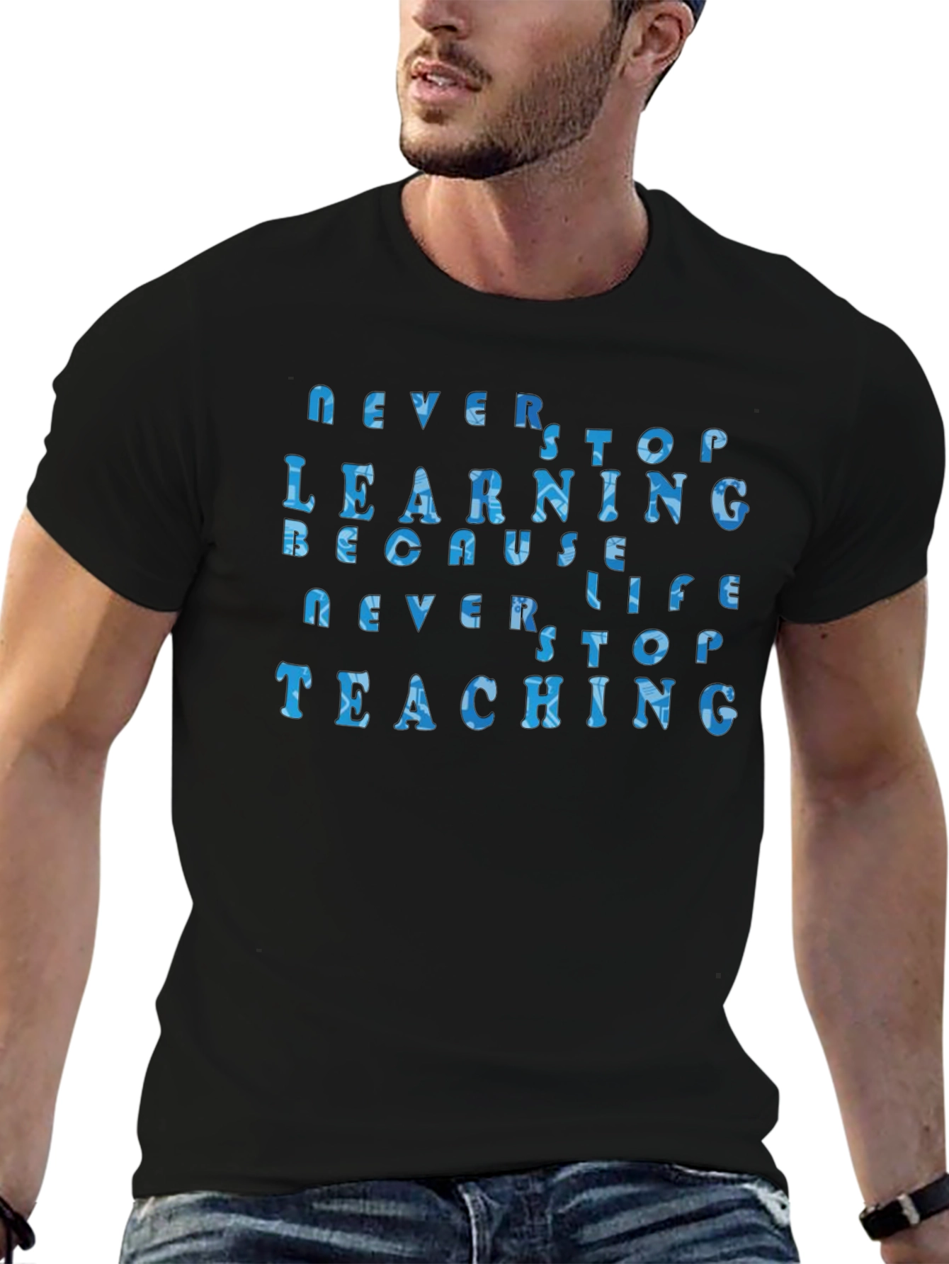 Never Stop Learning Unisex T-Shirt