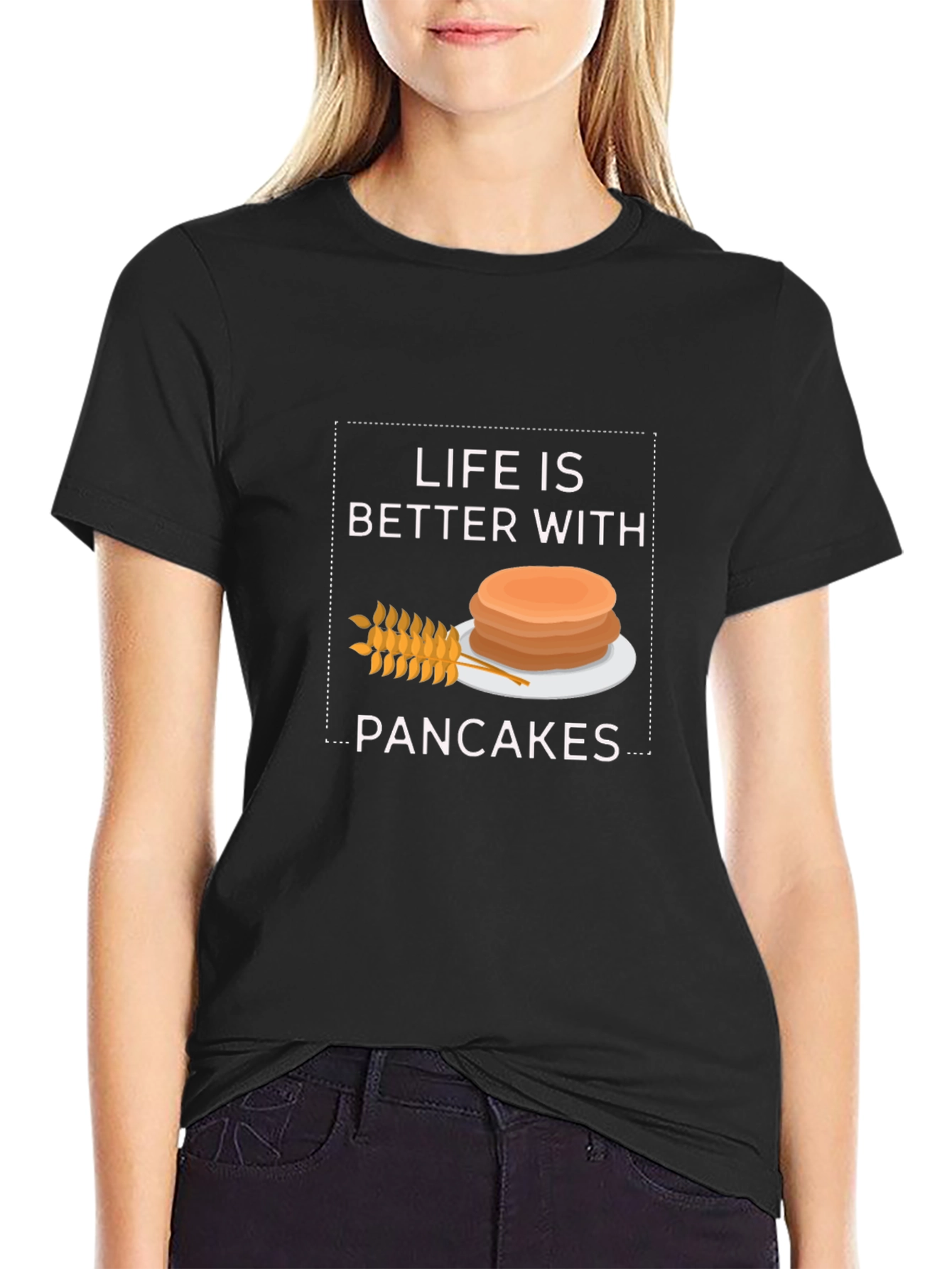 Life is Better With Pancakes Graphic T-Shirt