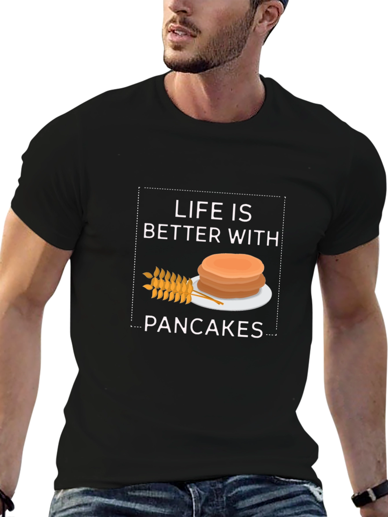 Life is Better With Pancakes Graphic T-Shirt