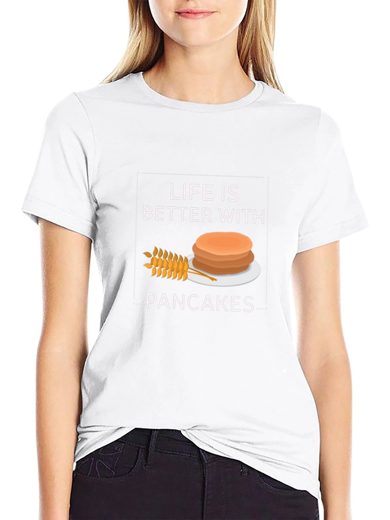 Life is Better With Pancakes Graphic T-Shirt