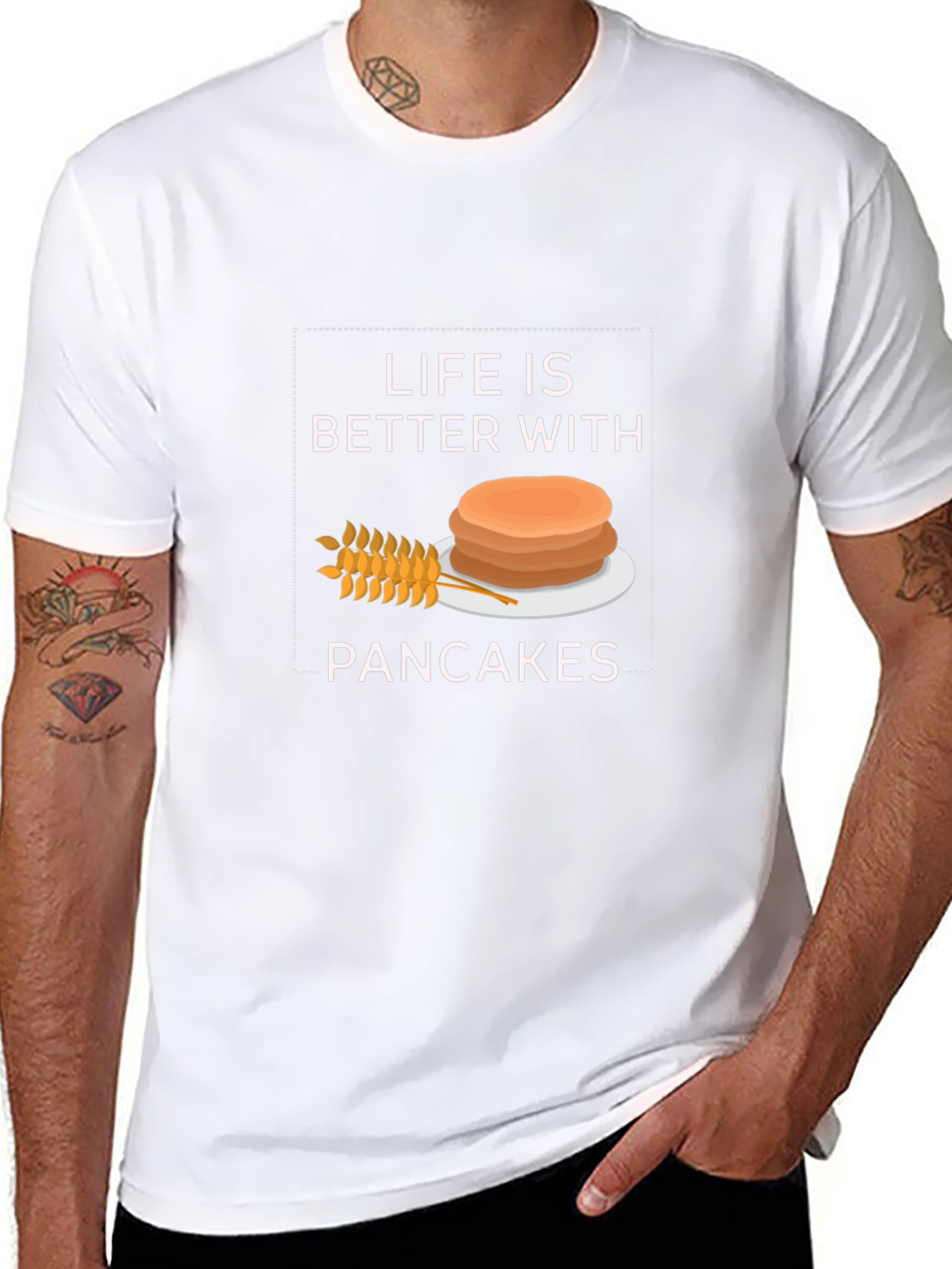 Life is Better With Pancakes Graphic T-Shirt