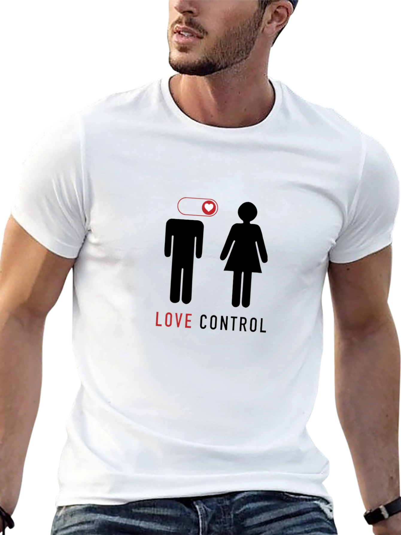 Love Control Graphic Tee - Black Unisex T-Shirt