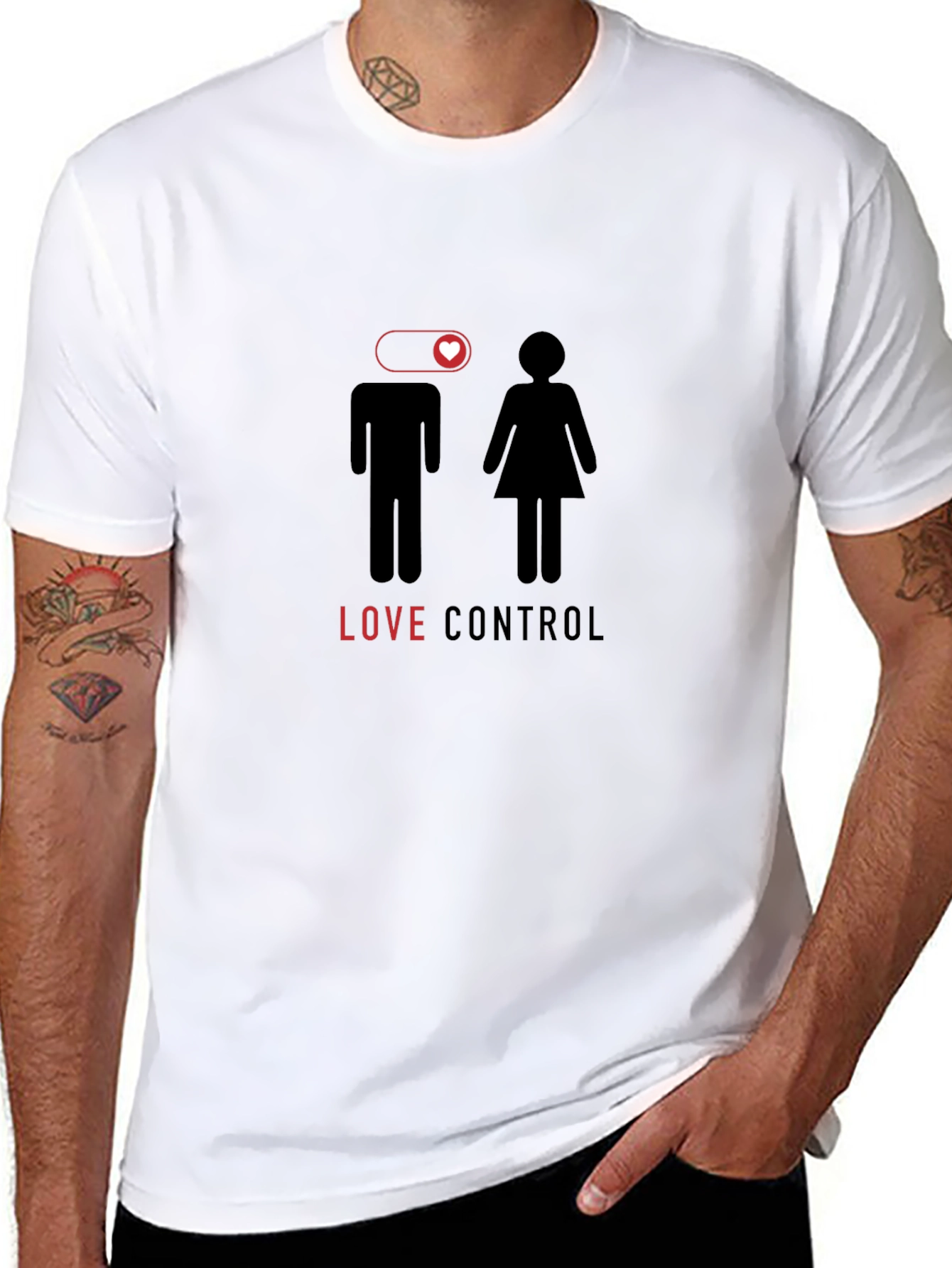Love Control Graphic Tee - Black Unisex T-Shirt