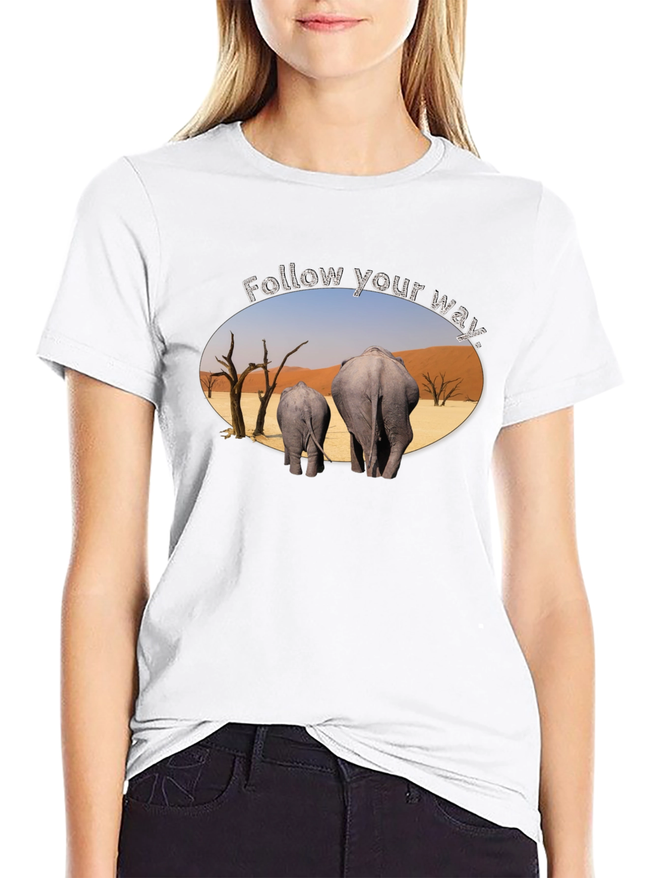 Follow Your Way Elephant T-Shirt