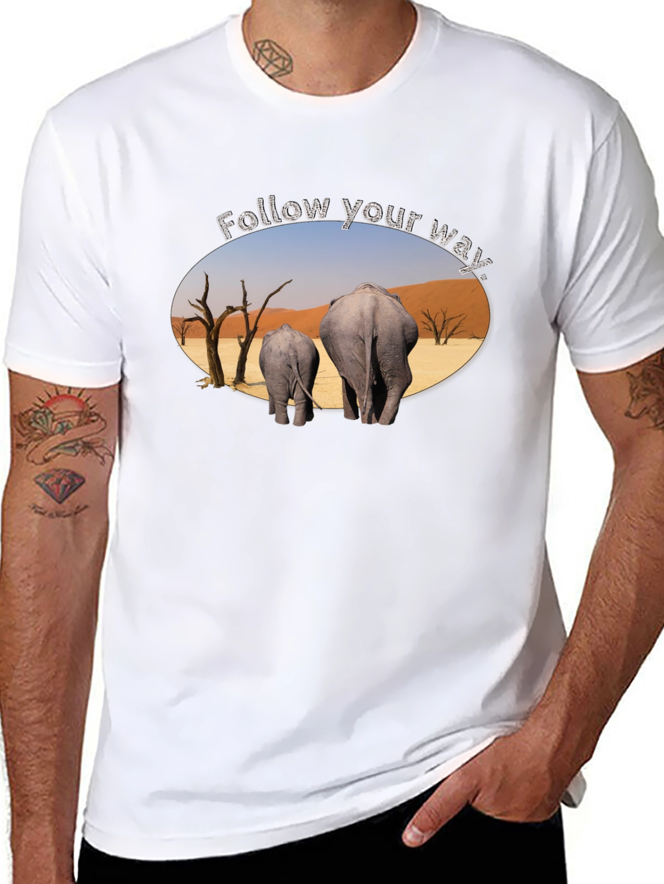 Follow Your Way Elephant T-Shirt