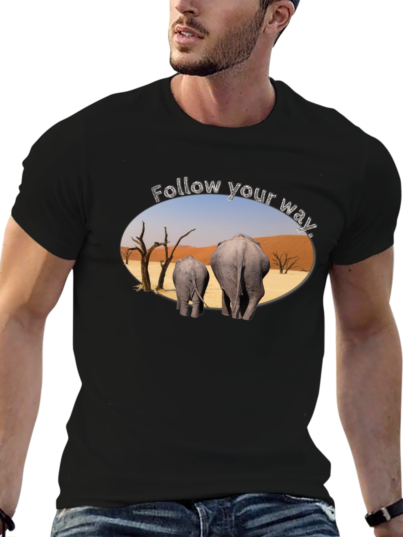 Follow Your Way Elephant T-Shirt
