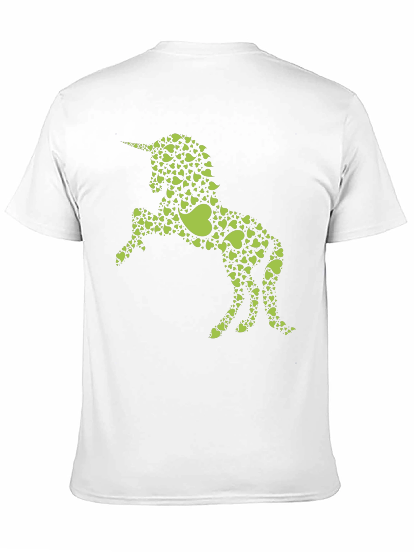 Heart Unicorn Graphic T-Shirt - Black