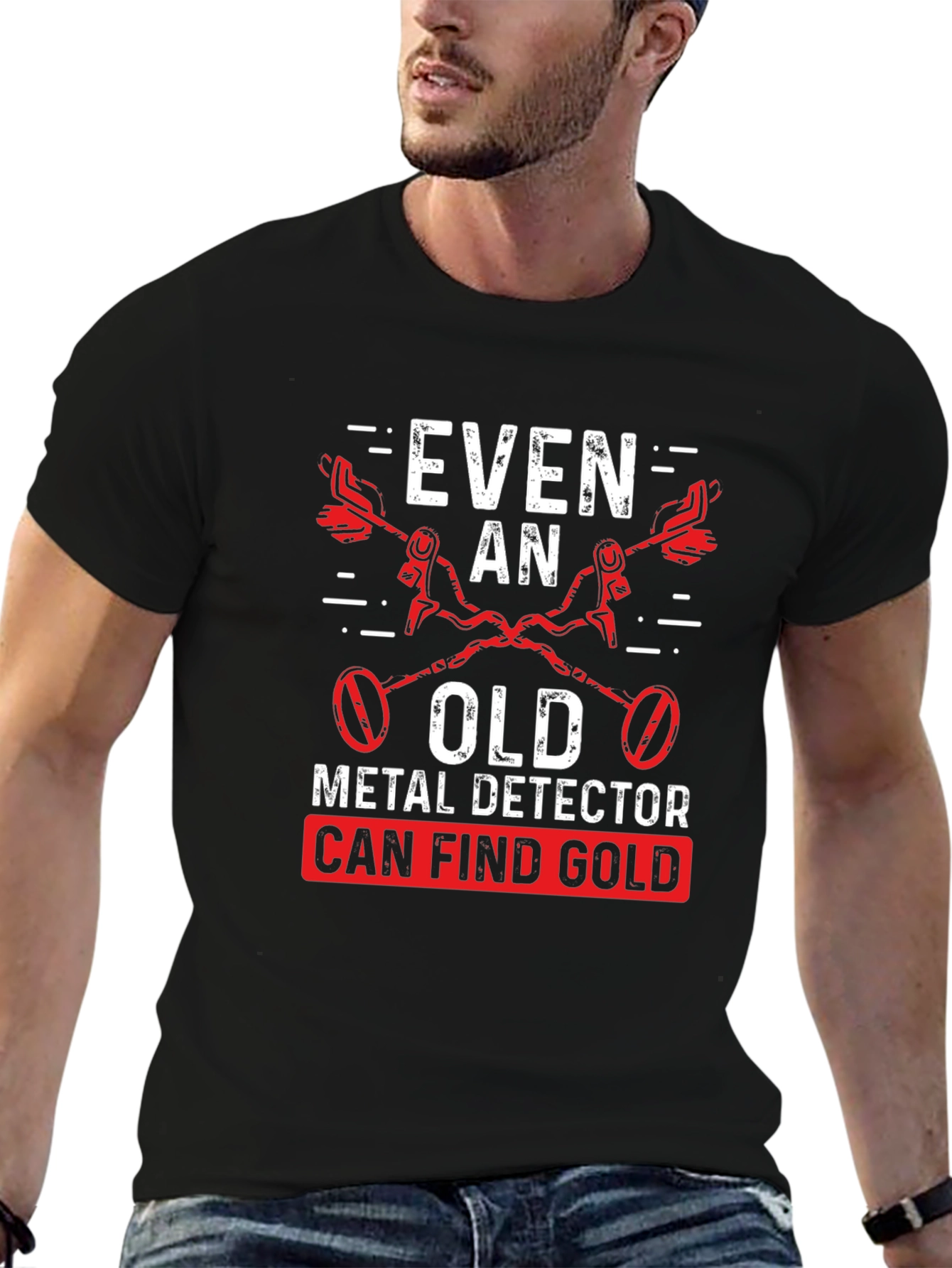 Funny Metal Detecting T-Shirt for Gold Hunters
