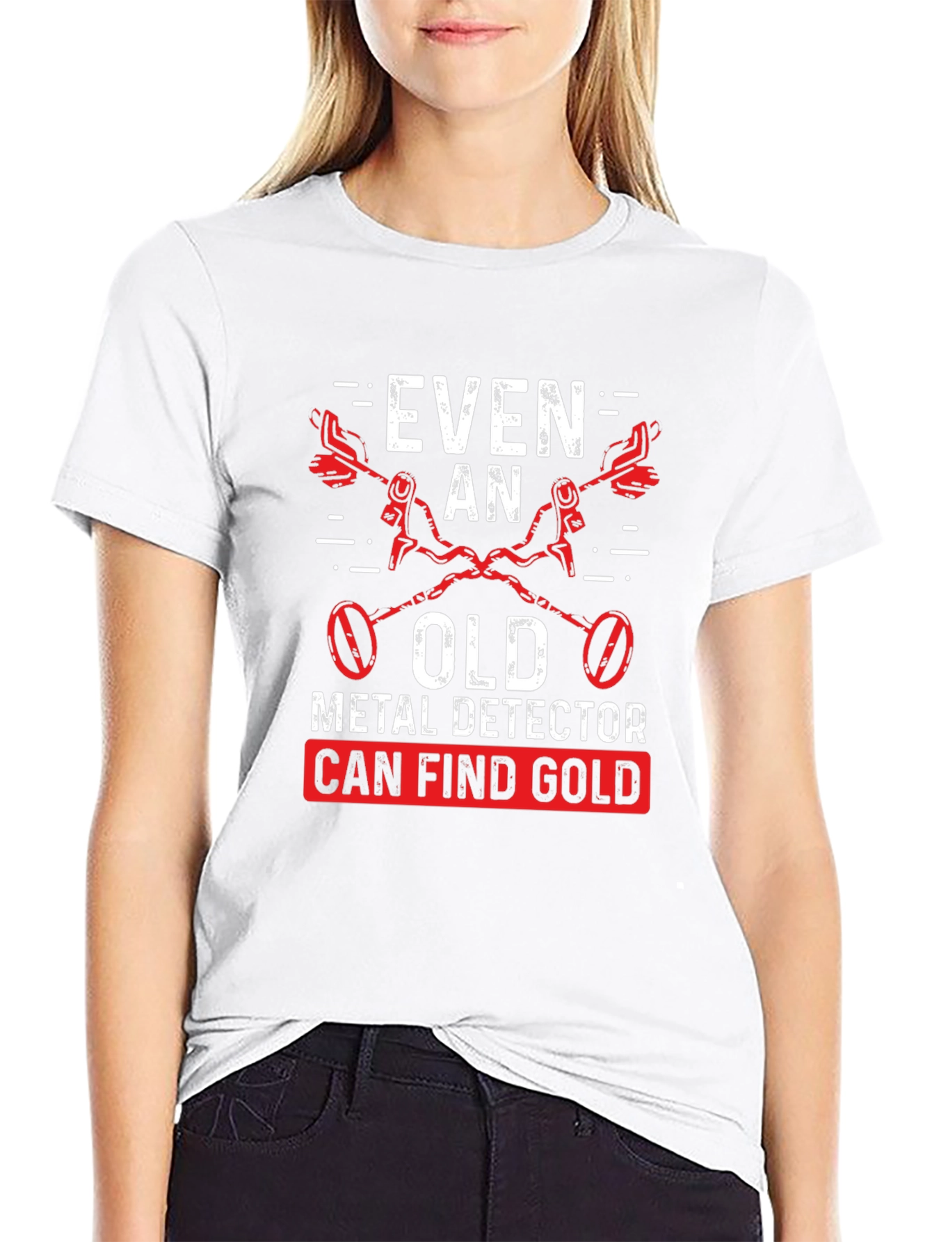 Funny Metal Detecting T-Shirt for Gold Hunters
