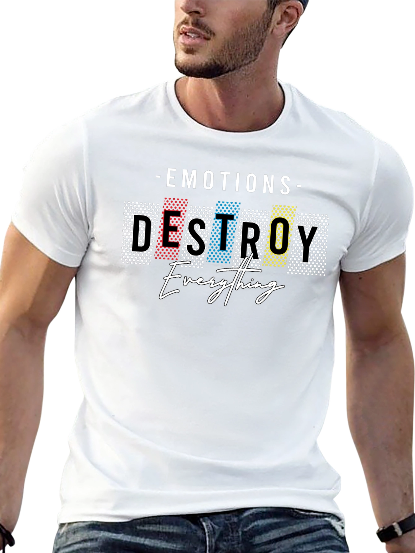 Emotions Destroy Everything Graphic Tee