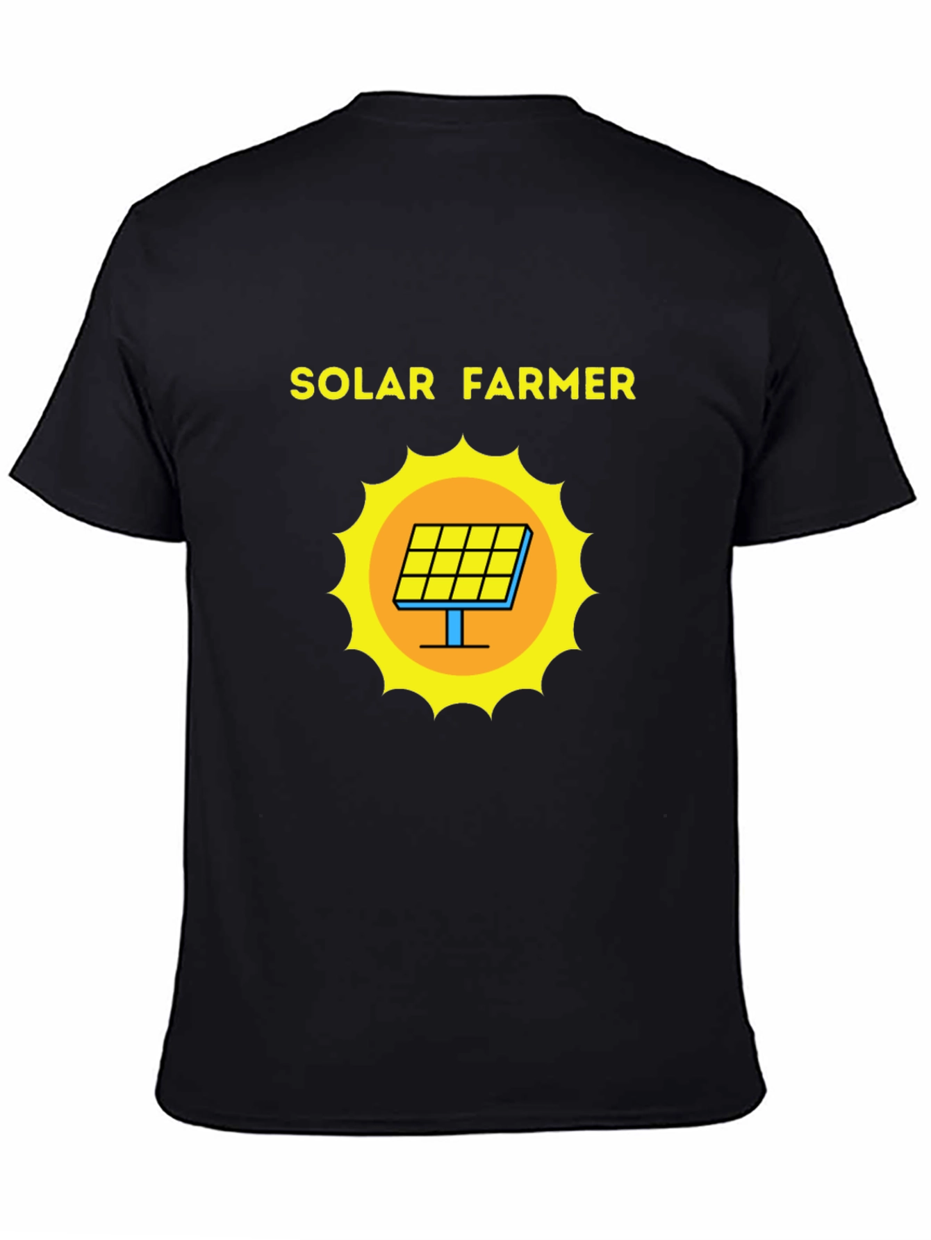 Solar Farmer Graphic Tee - Eco-Friendly Style
