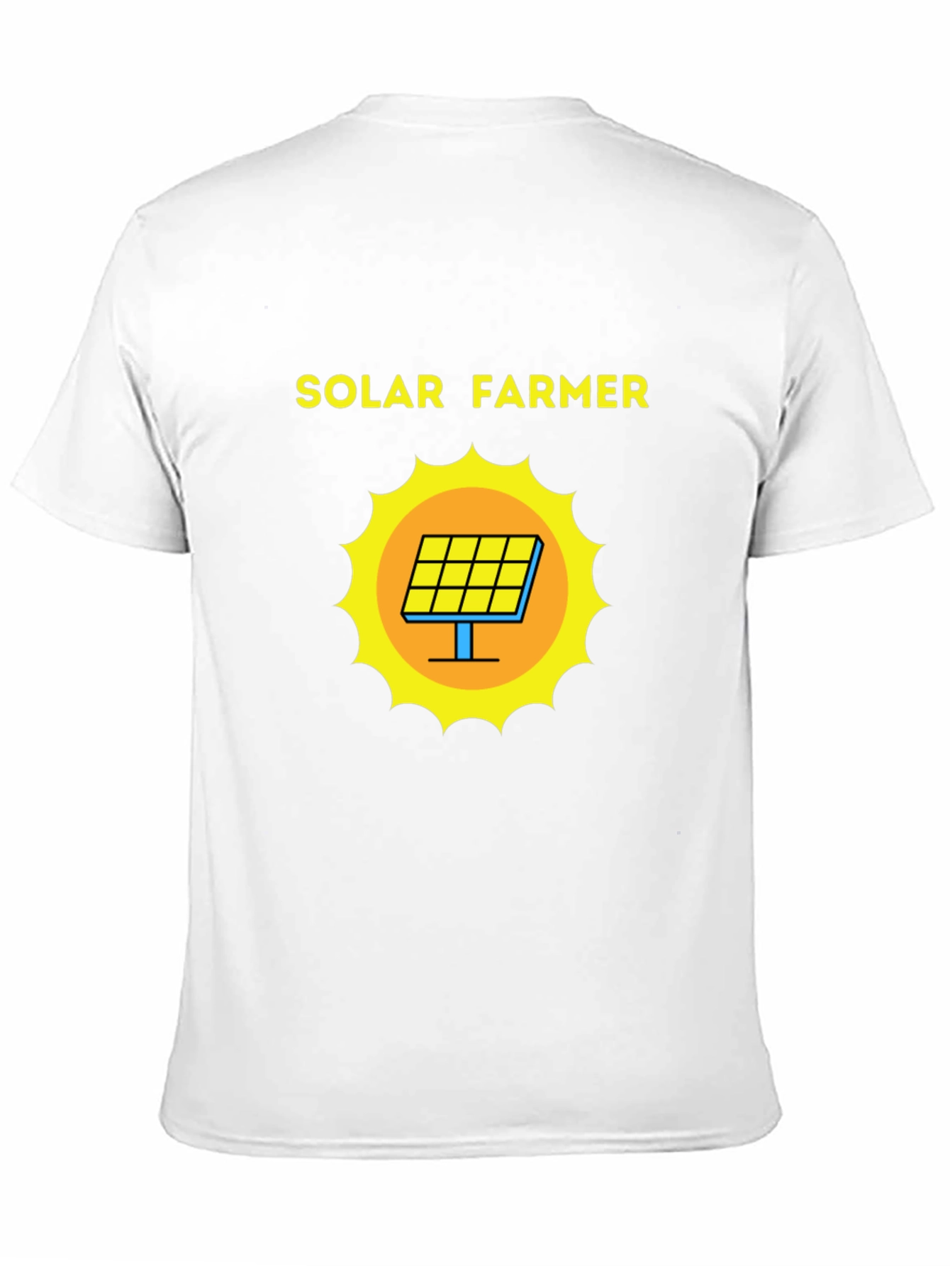 Solar Farmer Graphic Tee - Eco-Friendly Style