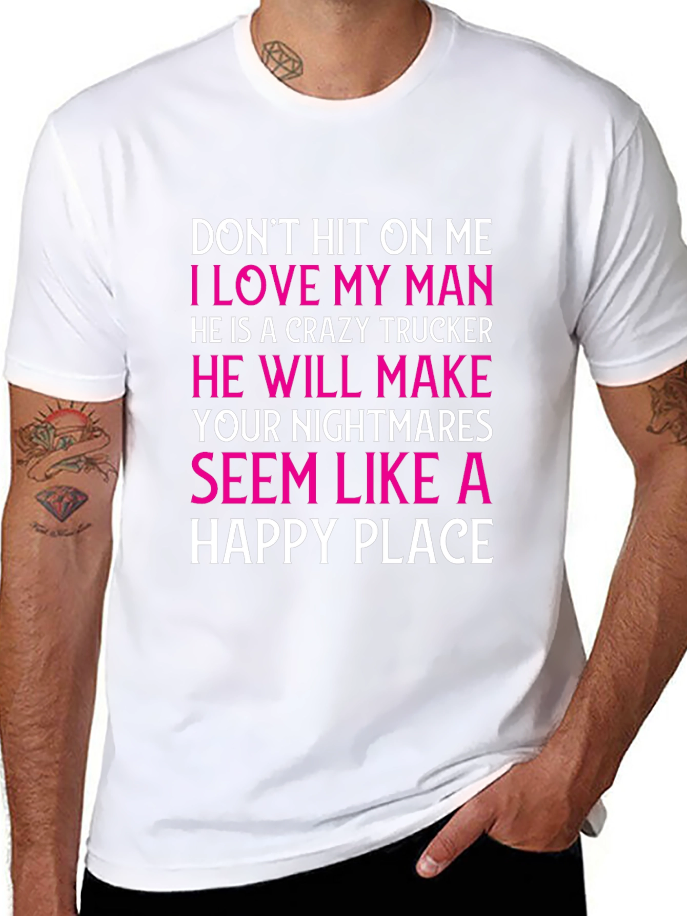 Crazy Trucker Mans Lover T-Shirt