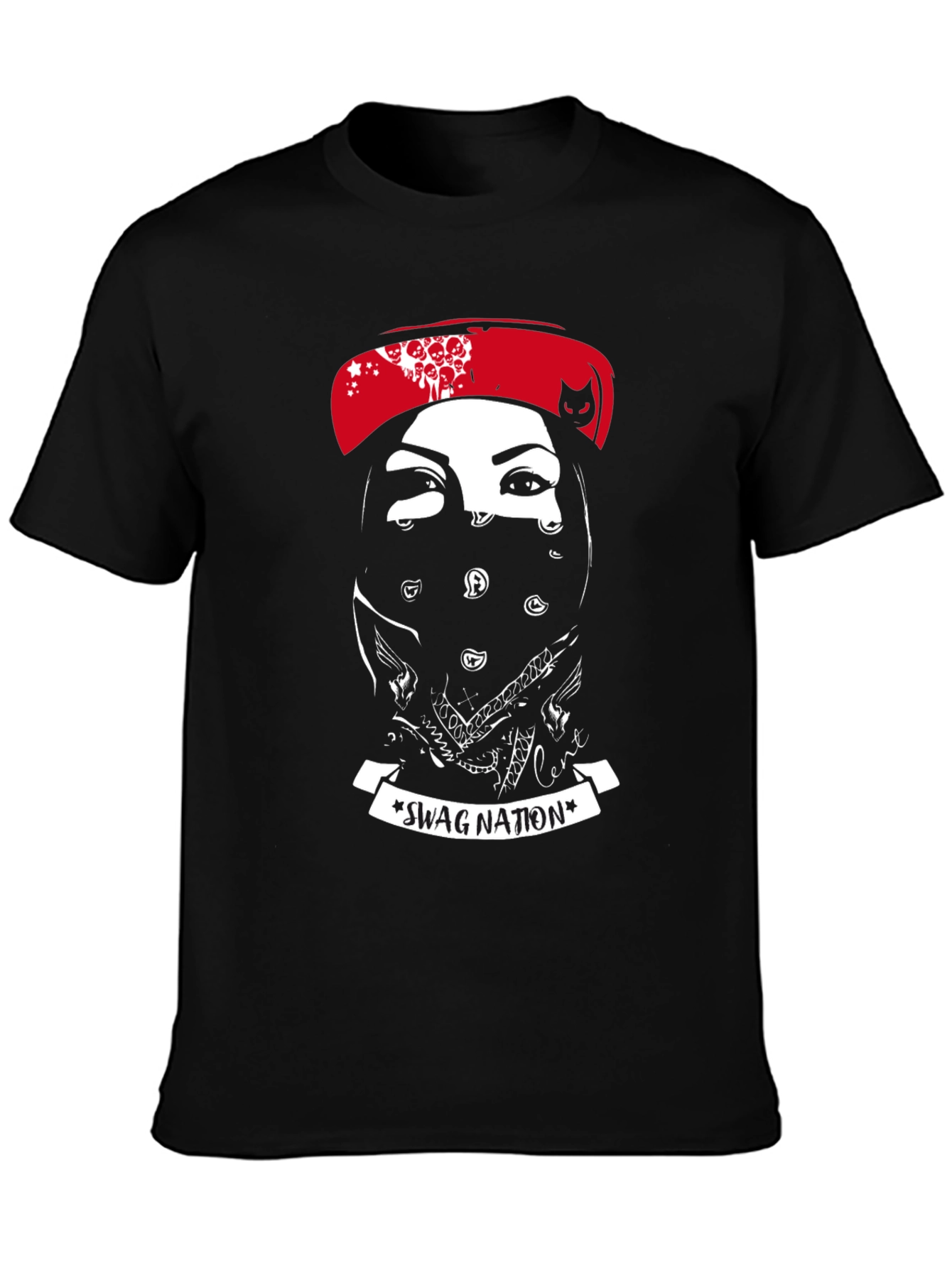 Swag Nation Graphic Tee - Mens Black T-Shirt