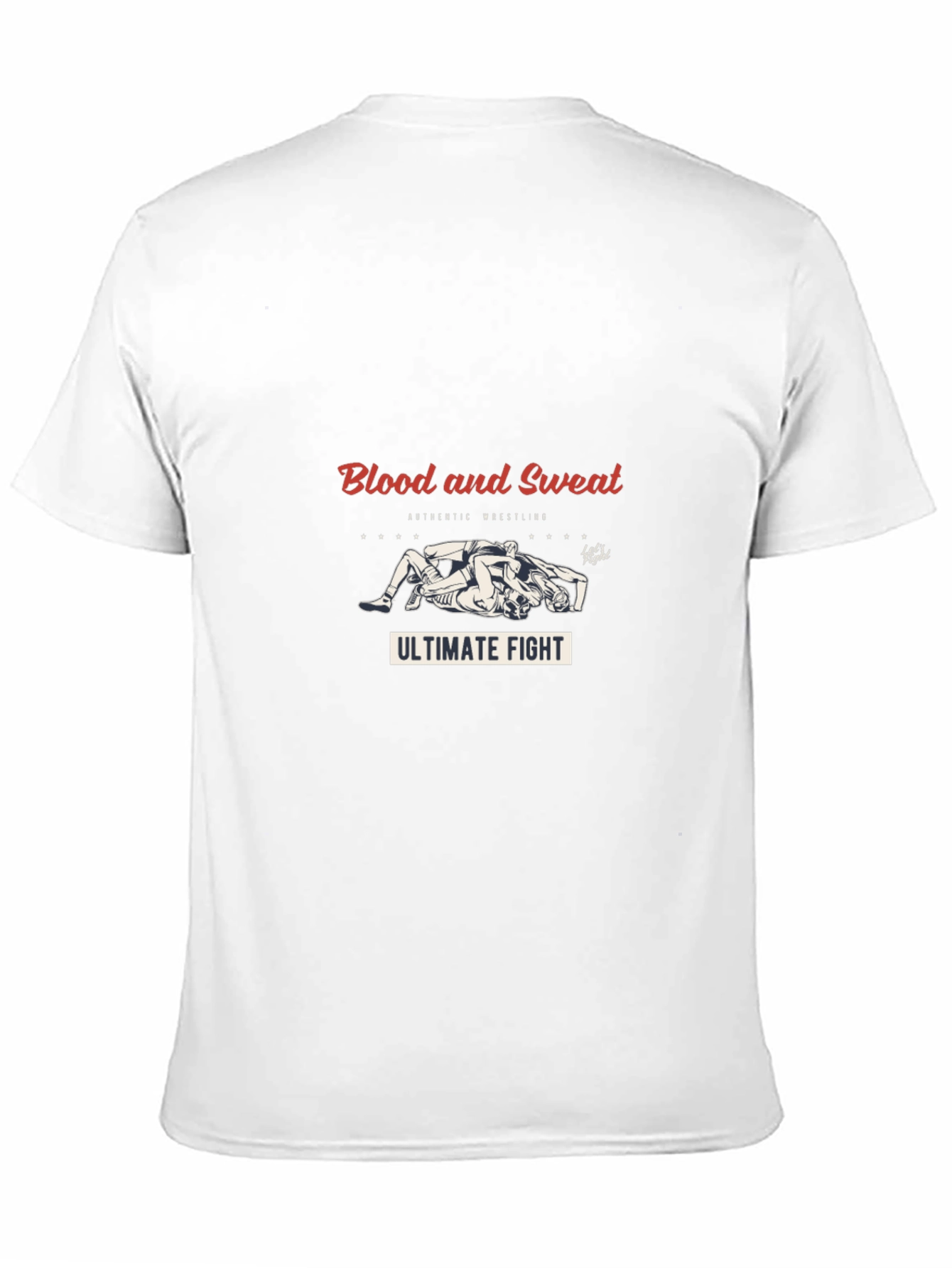 Blood and Sweat Wrestling Graphic Tee