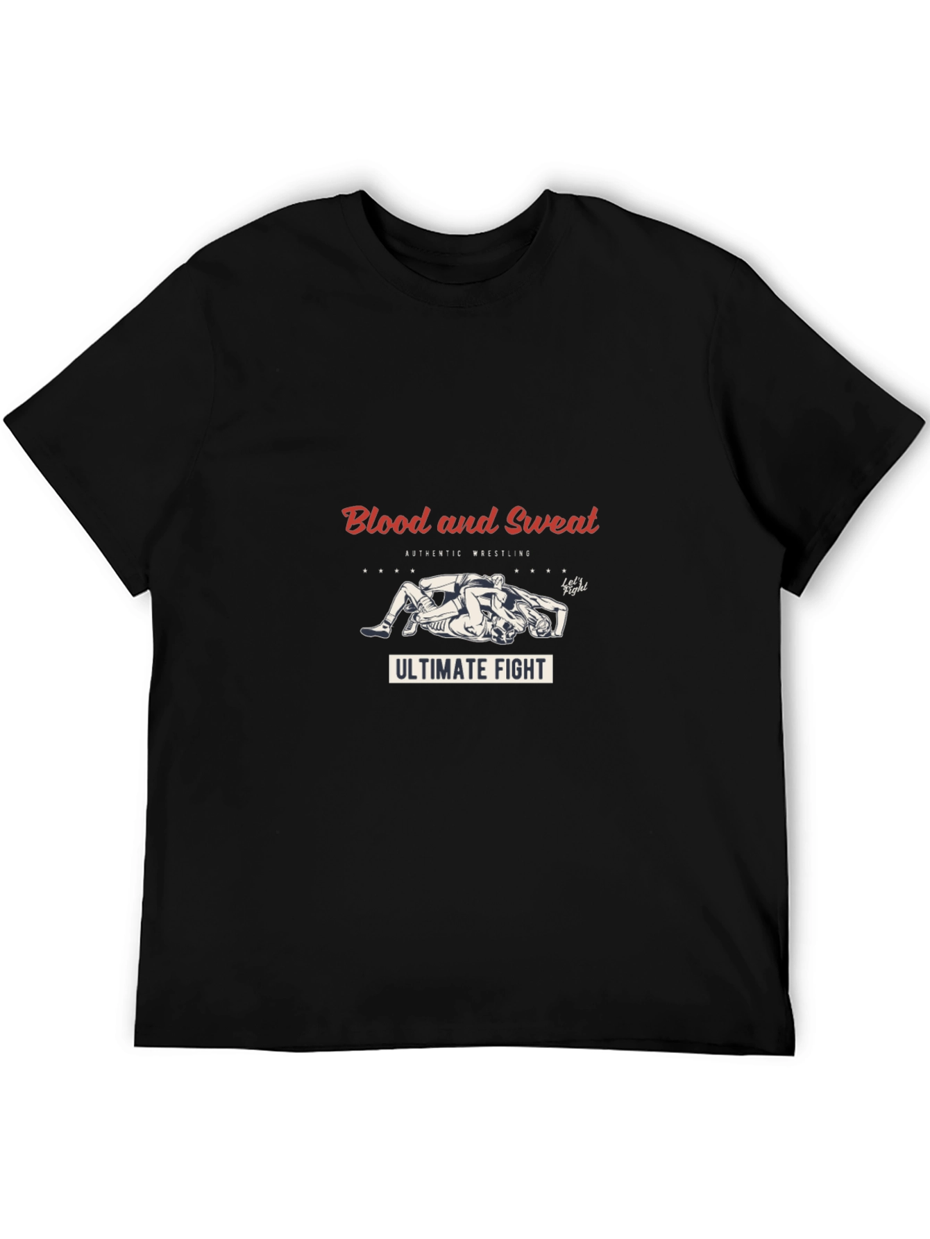 Blood and Sweat Wrestling Graphic Tee
