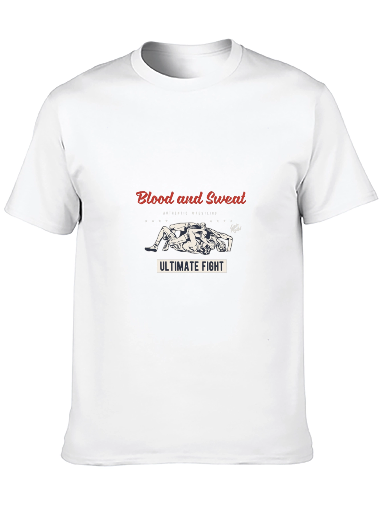 Blood and Sweat Wrestling Graphic Tee